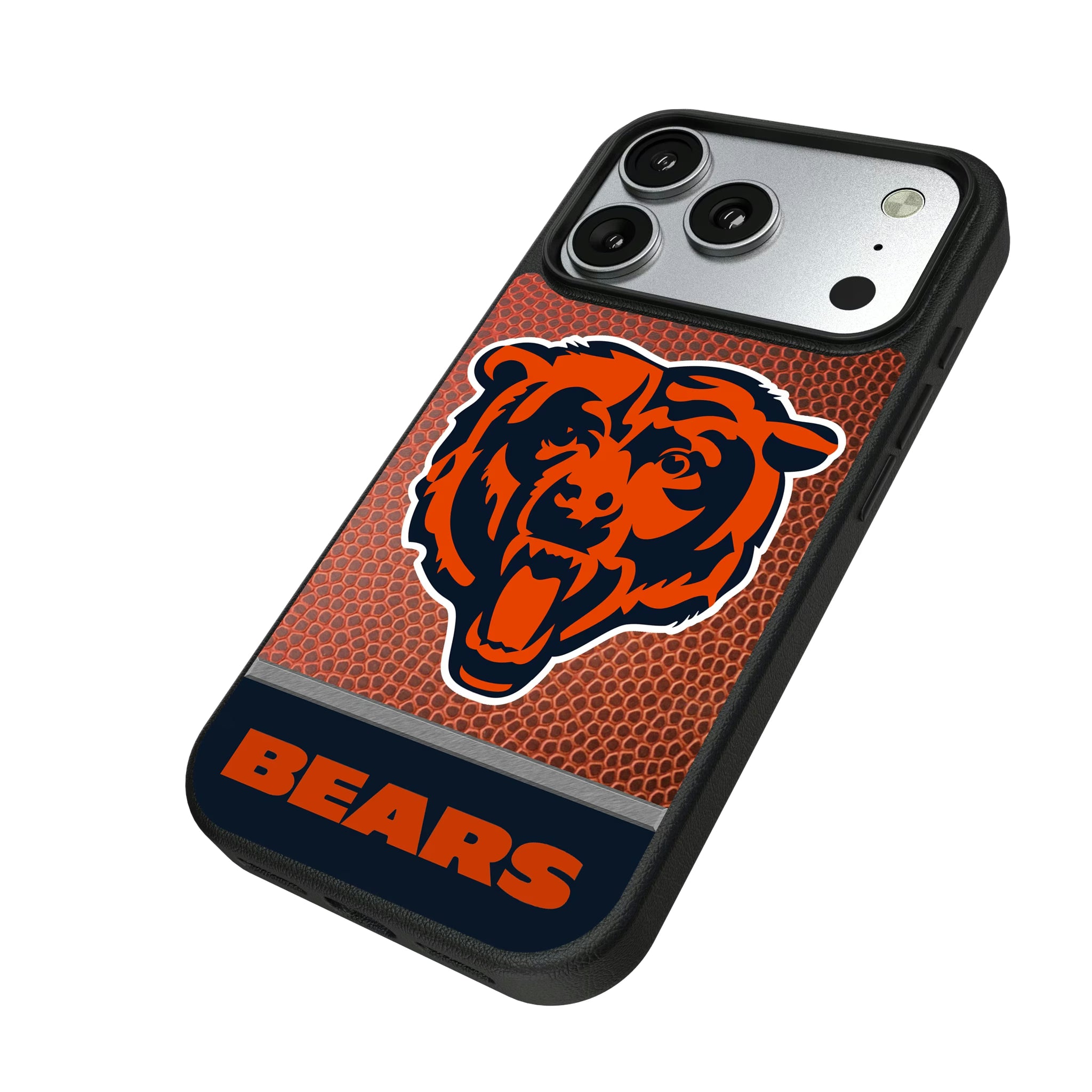 Chicago Bears Football Wordmark iPhone MagSafe Compatible Phone Case for Apple iPhone - Isometric View#Device_iPhone 17 Pro