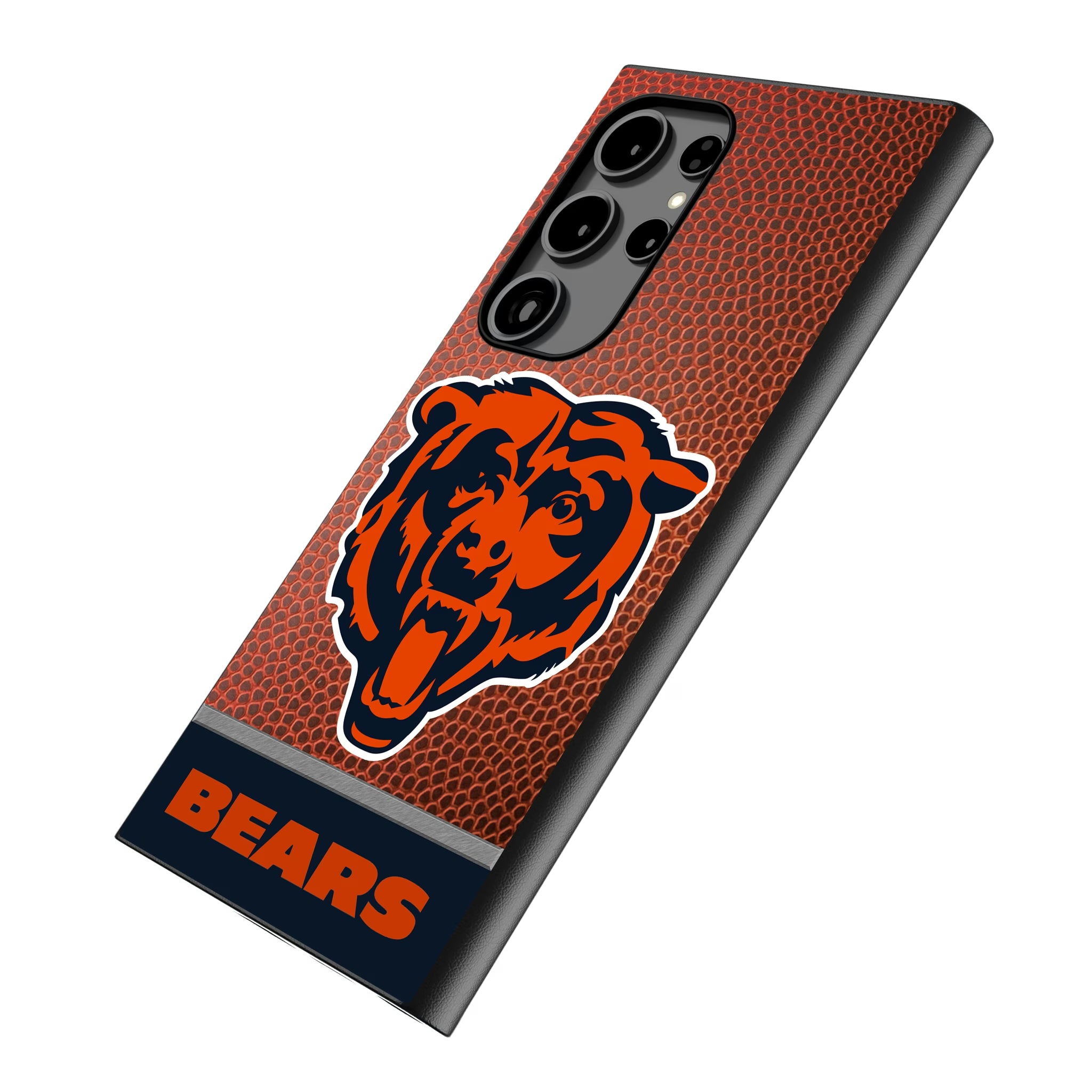 Chicago Bears Football Wordmark Galaxy MagSafe Compatible Phone Case for Samsung Galaxy - Isometric View