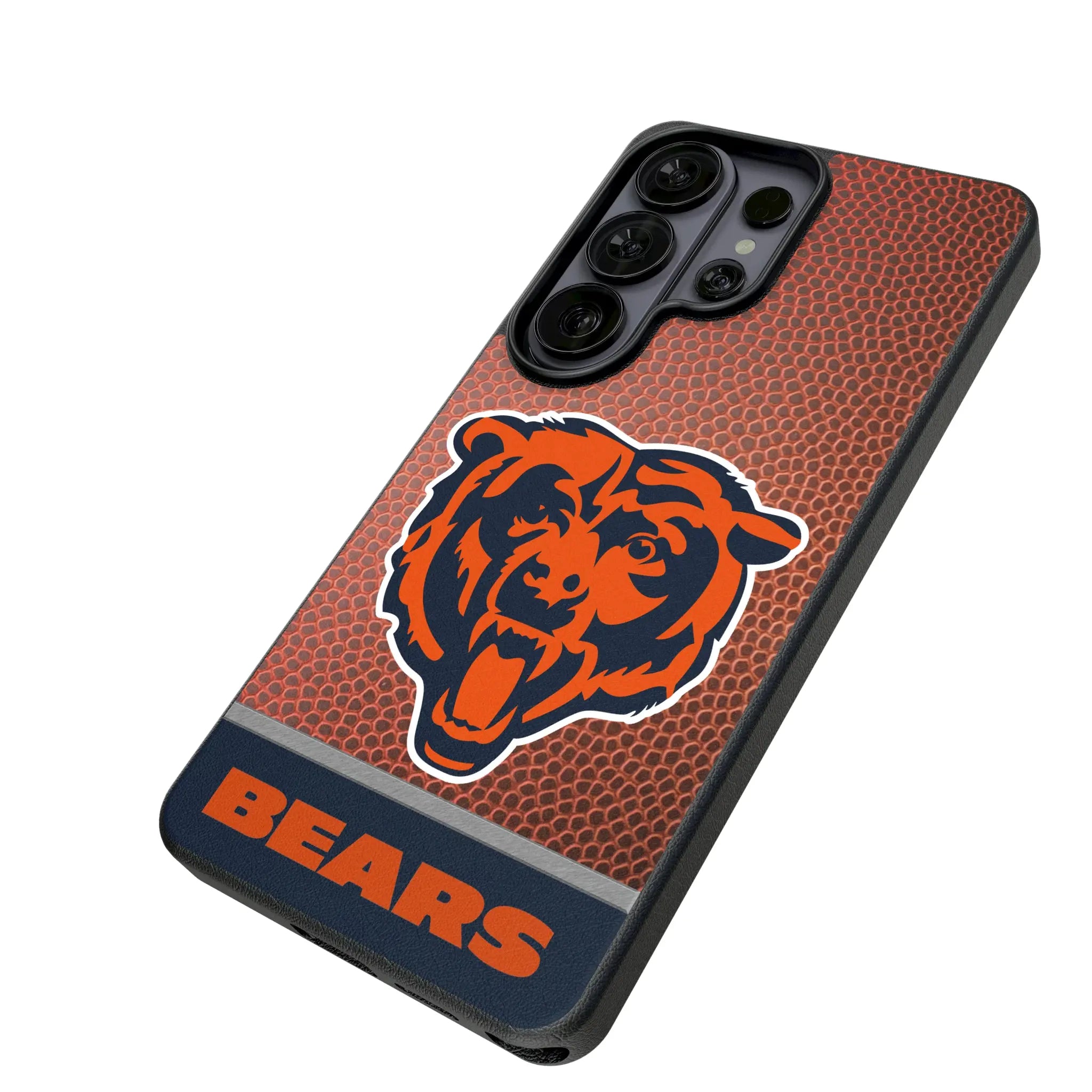Chicago Bears Football Wordmark Galaxy MagSafe Compatible Phone Case for Samsung Galaxy - Isometric View#Device_Galaxy S26 Ultra