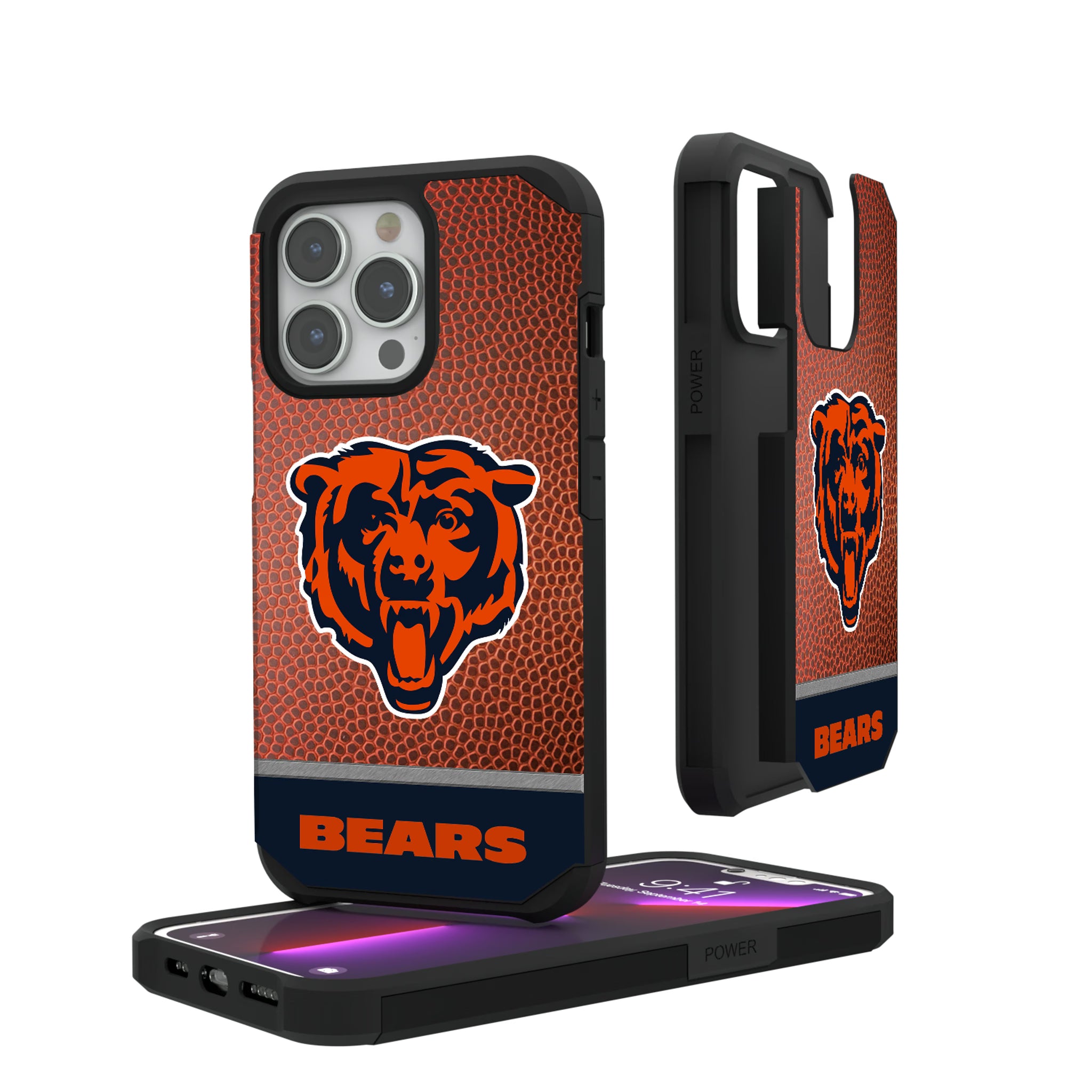 Chicago Bears Football Wordmark iPhone Rugged Phone Case for Apple iPhone