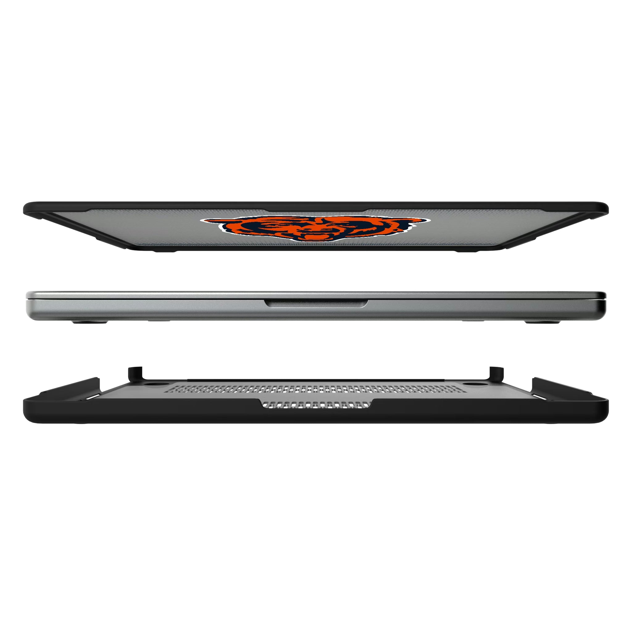 Chicago Bears Linen MacBook Laptop Case for Apple MacBook#Device_MacBook Pro (14-inch, 2021) / MacBook Pro (14-inch, 2023) / MacBook Pro (14-inch, 2024)