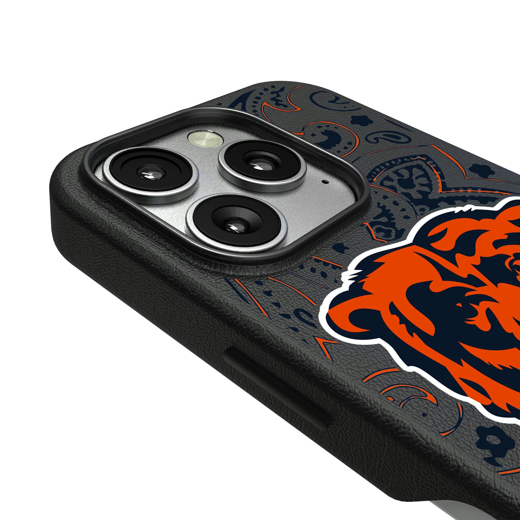 Chicago Bears Paisley iPhone MagSafe Compatible Phone Case for Apple iPhone - Detail