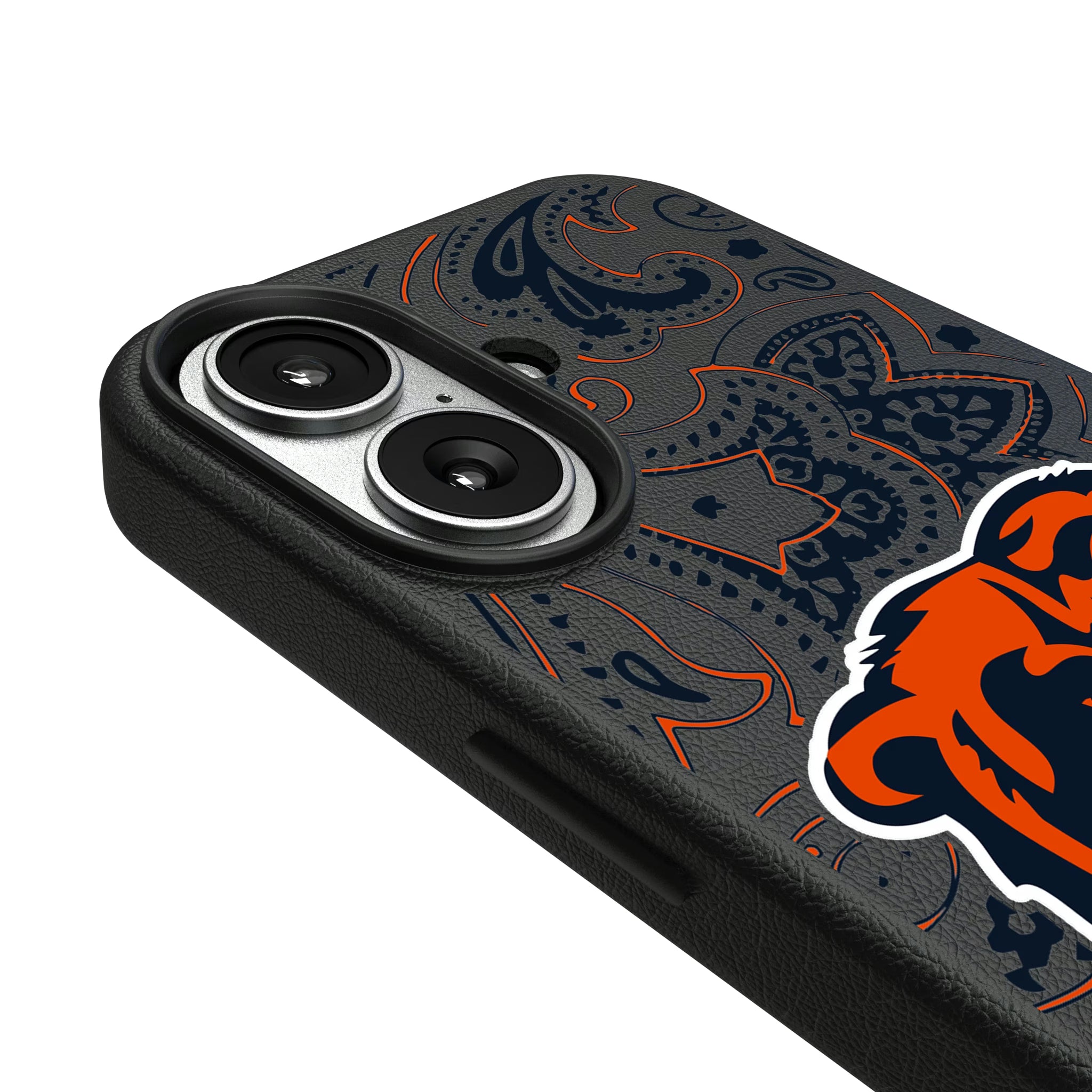 Chicago Bears Paisley iPhone MagSafe Compatible Phone Case for Apple iPhone - Detail#Device_iPhone 17