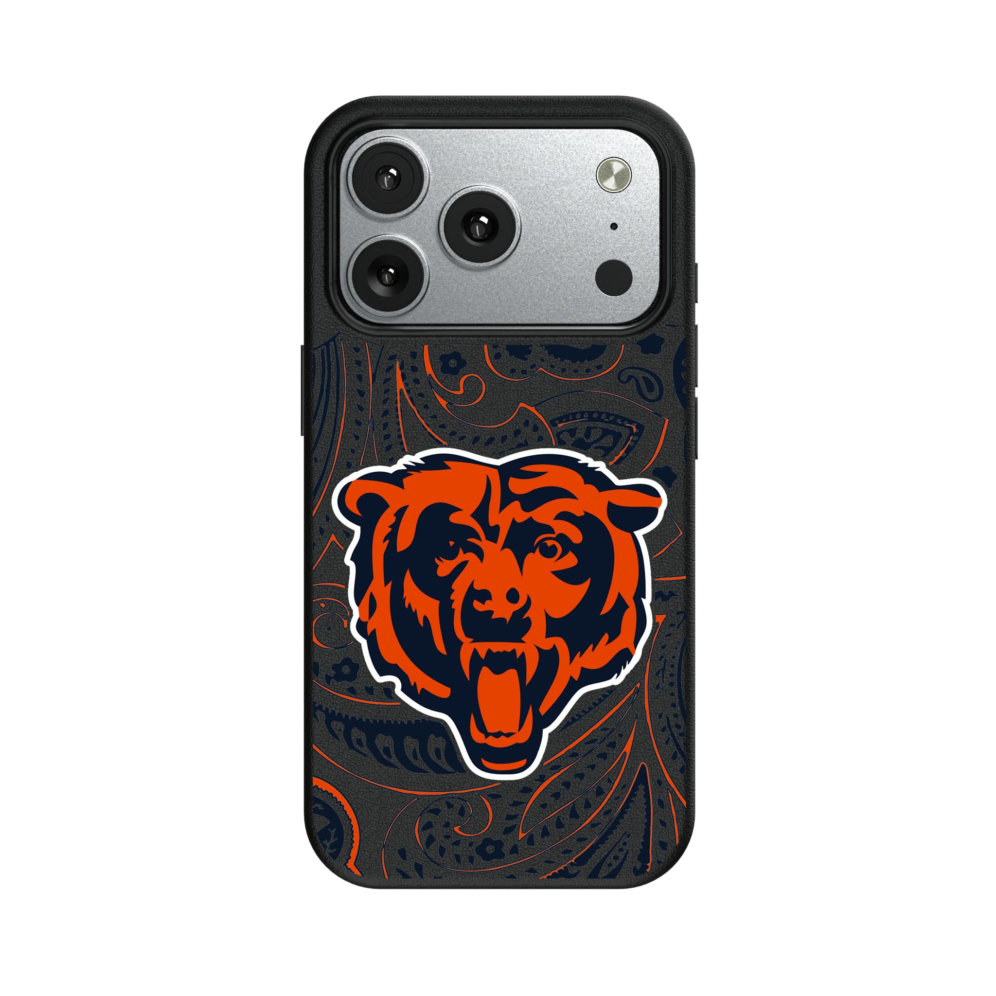 Chicago Bears Paisley iPhone MagSafe Compatible Phone Case for Apple iPhone#Device_iPhone 17 Pro