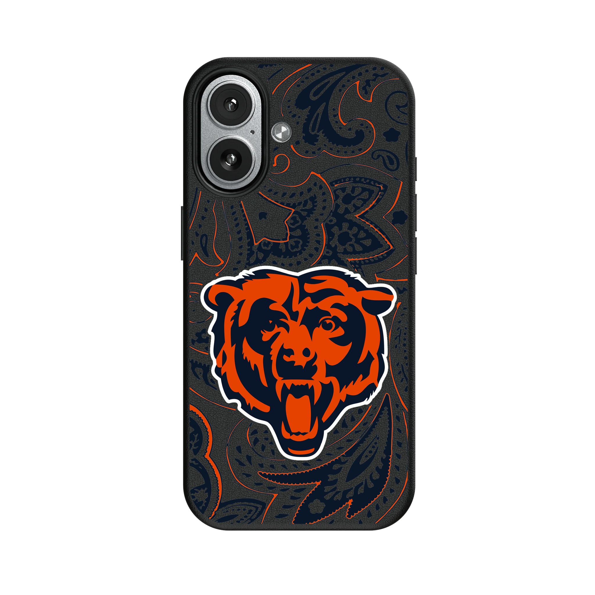 Chicago Bears Paisley iPhone MagSafe Compatible Phone Case for Apple iPhone#Device_iPhone 17