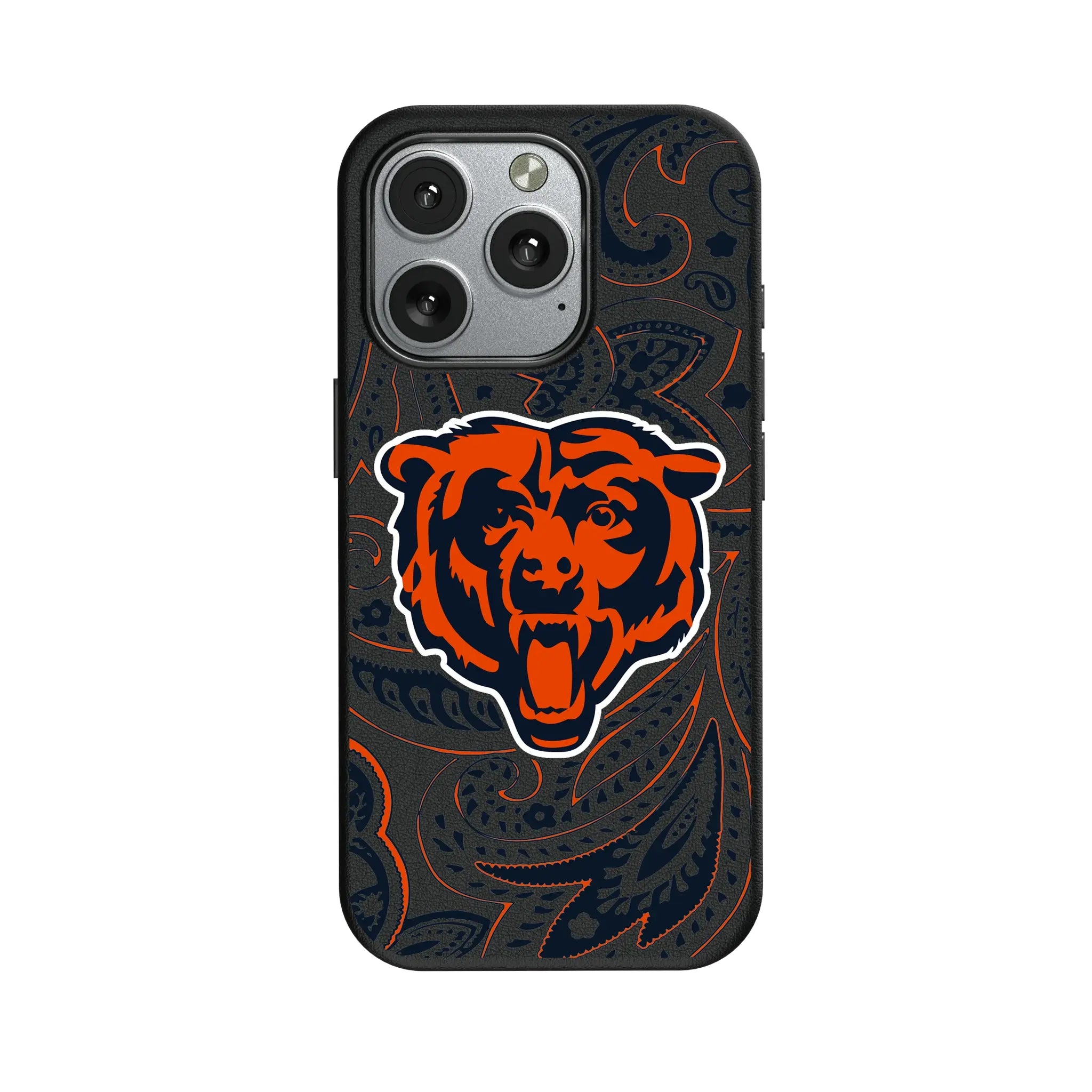 Chicago Bears Paisley iPhone MagSafe Compatible Phone Case for Apple iPhone