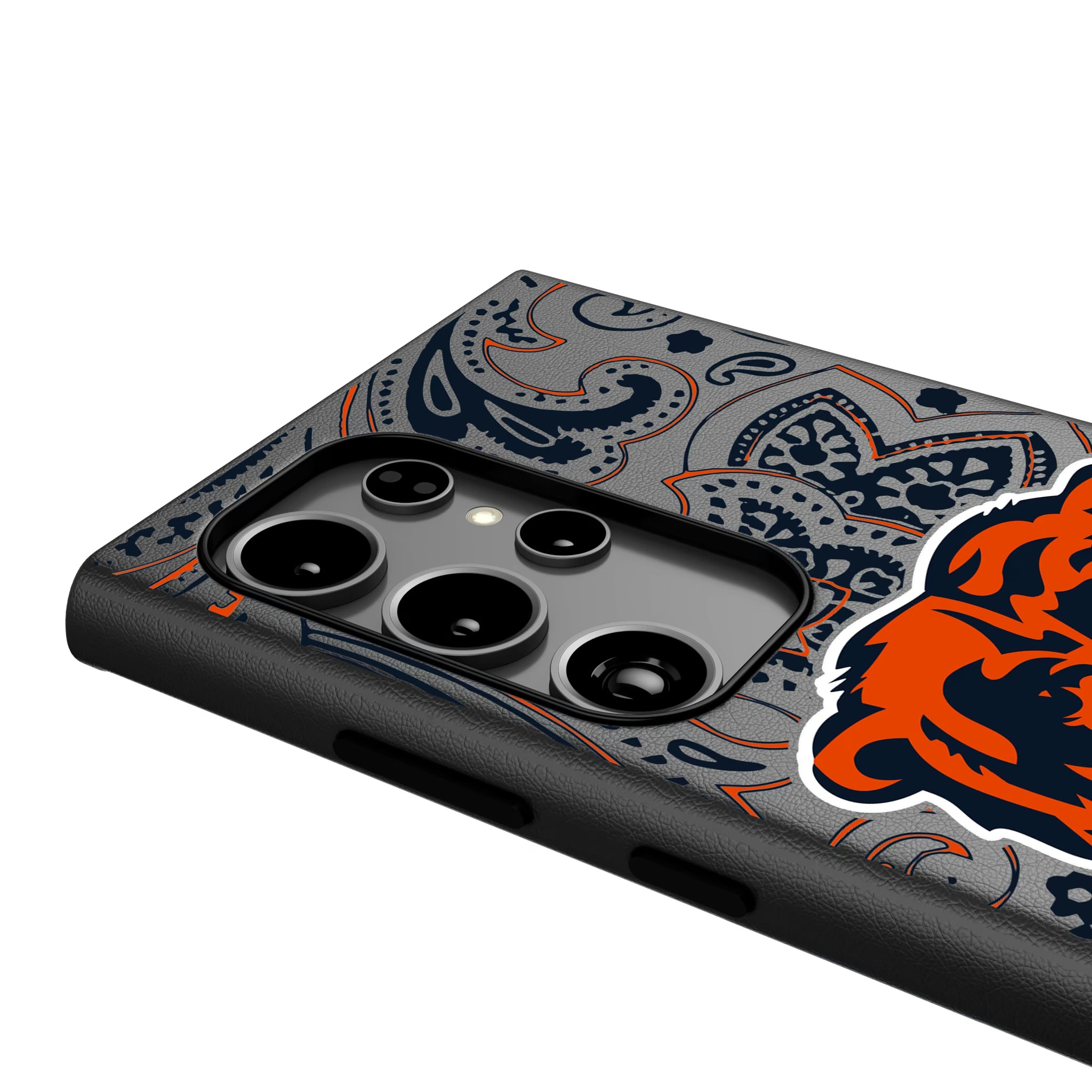 Chicago Bears Paisley Galaxy MagSafe Compatible Phone Case for Samsung Galaxy - Detail
