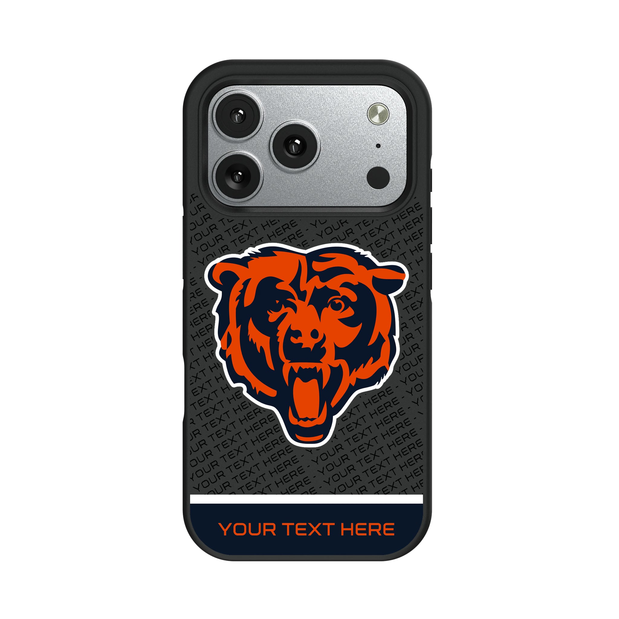 Chicago Bears Personalized EndZone Plus iPhone Bump Phone Case for Apple iPhone#Device_iPhone 17 Pro