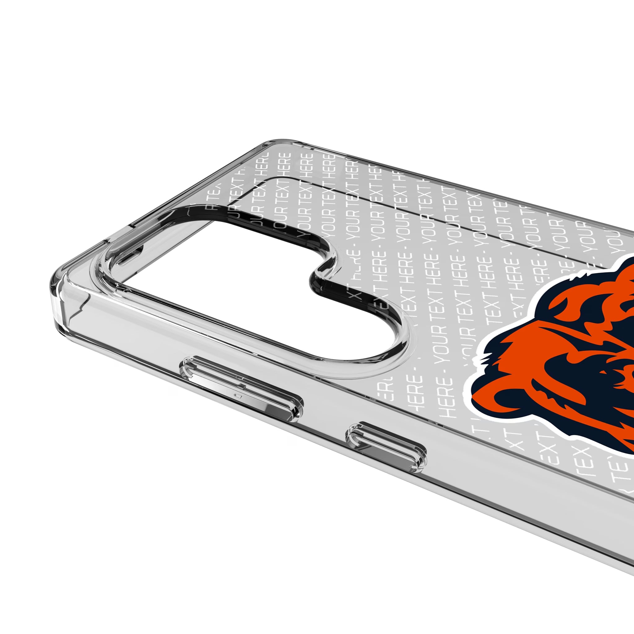 Chicago Bears Personalized EndZone Plus Galaxy Clear Phone Case for Samsung Galaxy - Detail