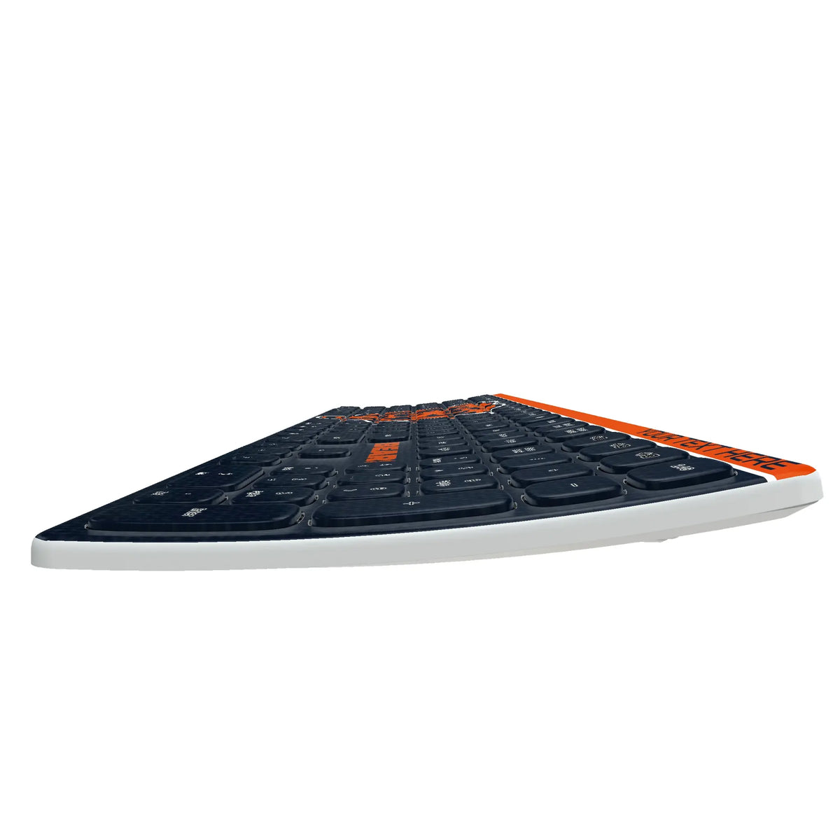 Chicago Bears Personalized Endzone Solid KKB605 Curved Wireless Keyboard