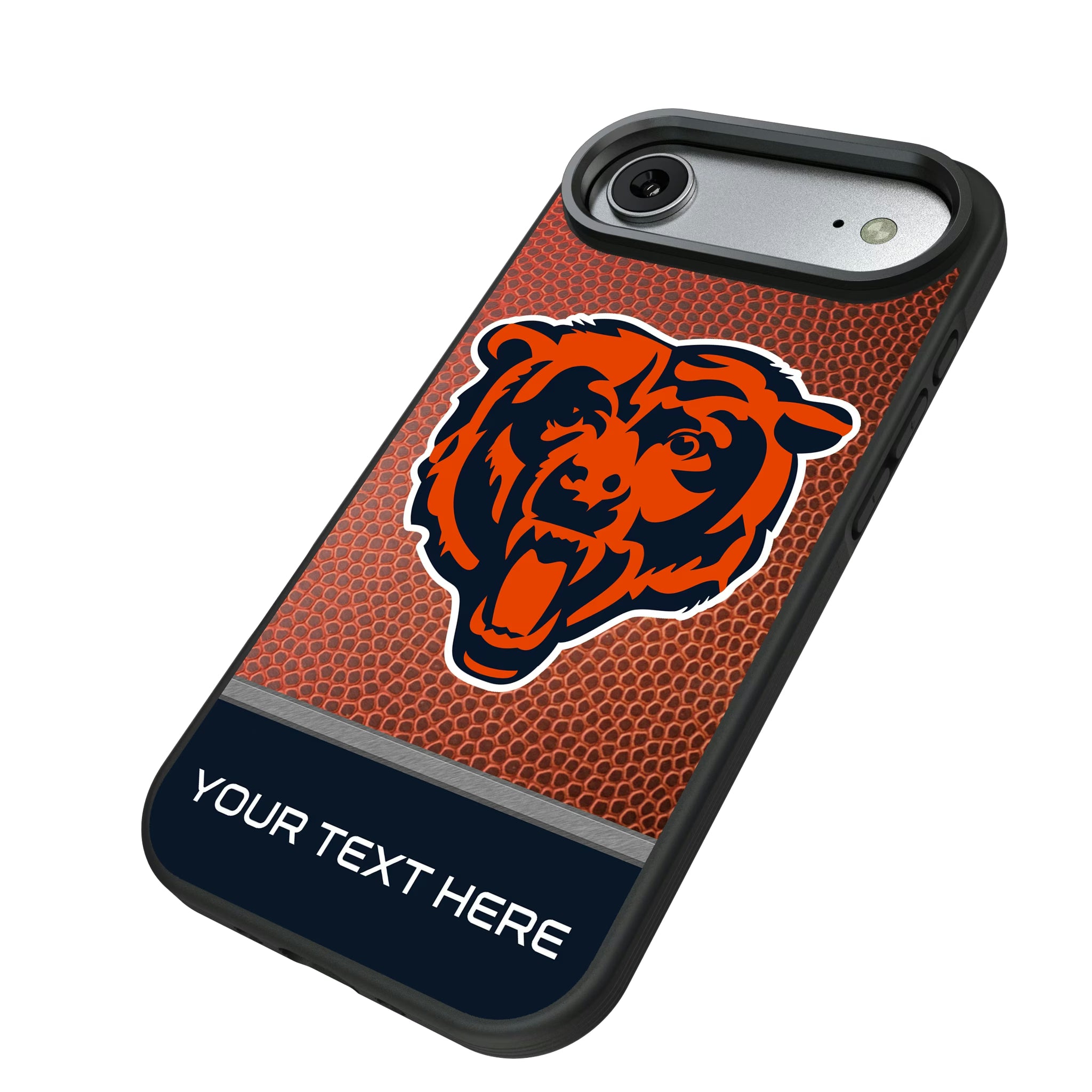 Chicago Bears Personalized Football iPhone Bump Phone Case for Apple iPhone - Isometric View#Device_iPhone Air