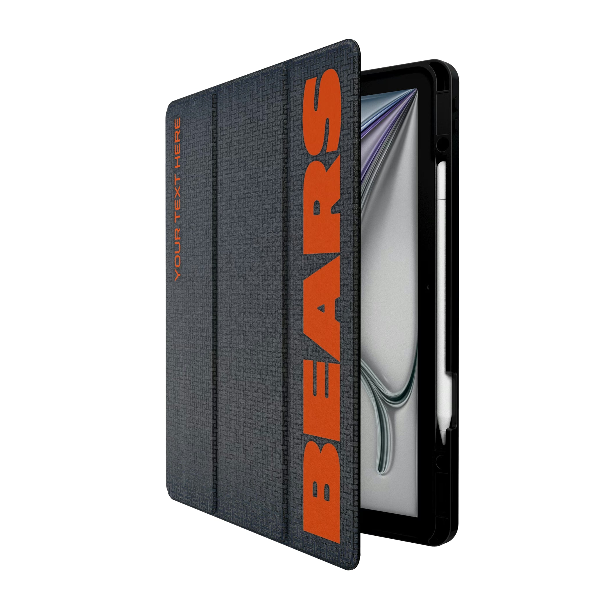 Chicago Bears Personalized Linen iPad Tablet Case for Apple iPad