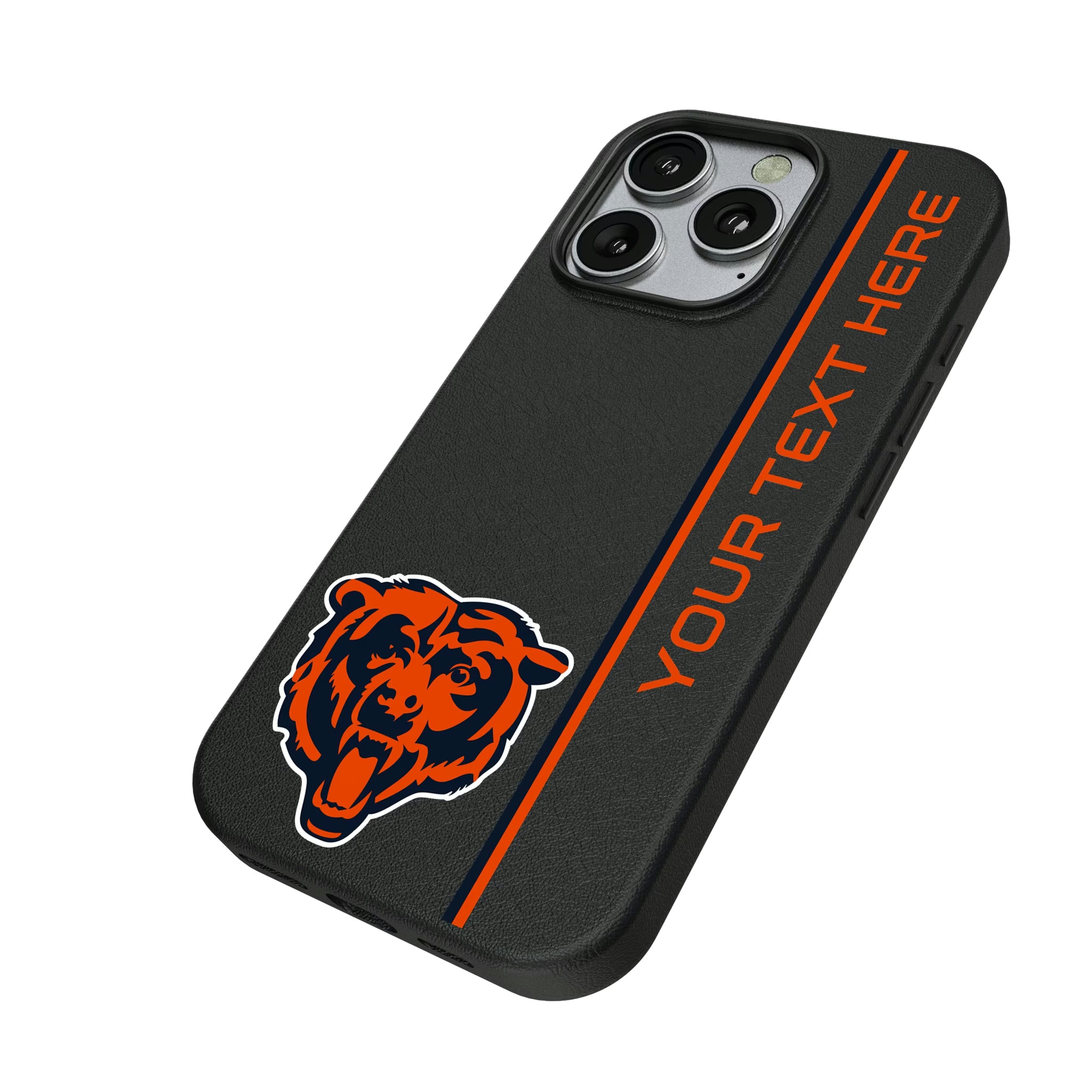 Chicago Bears Personalized Sidebard iPhone MagSafe Compatible Phone Case for Apple iPhone - Isometric View