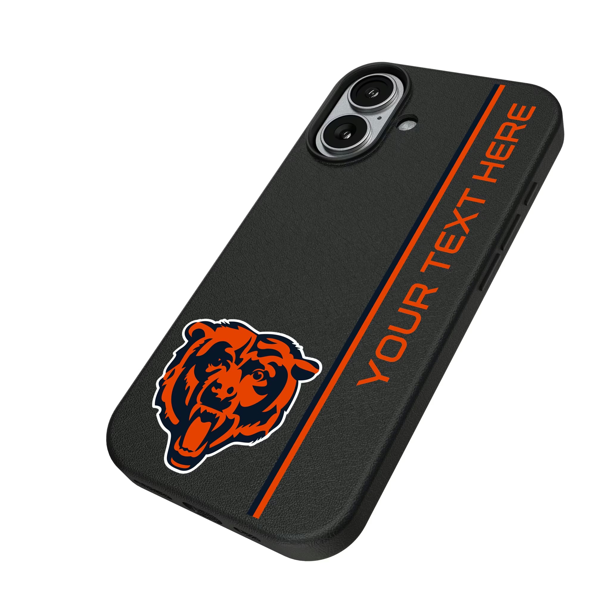 Chicago Bears Personalized Sidebard iPhone MagSafe Compatible Phone Case for Apple iPhone - Isometric View#Device_iPhone 17