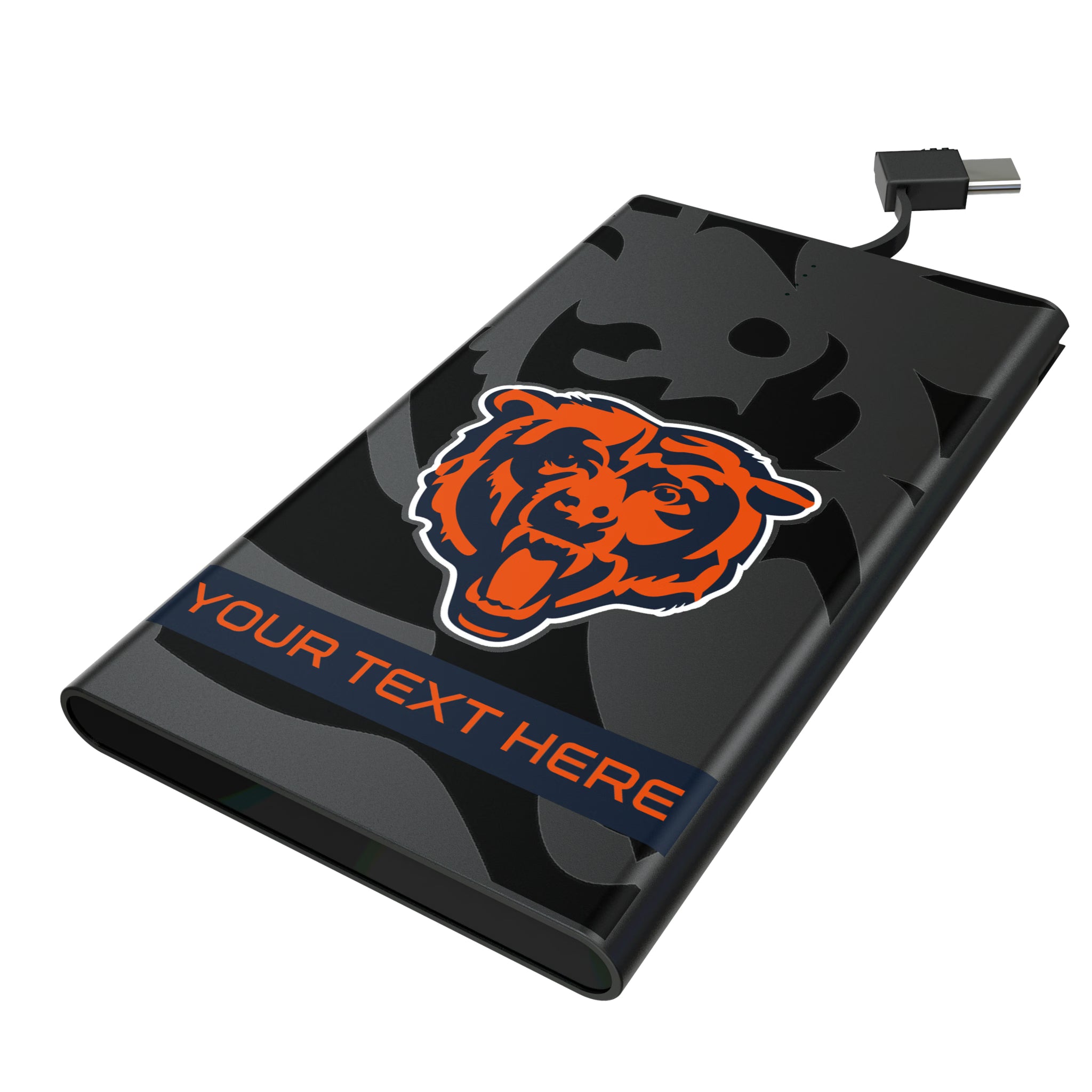 Chicago Bears Personalized Tilt 5000mAh Flat Powerbank