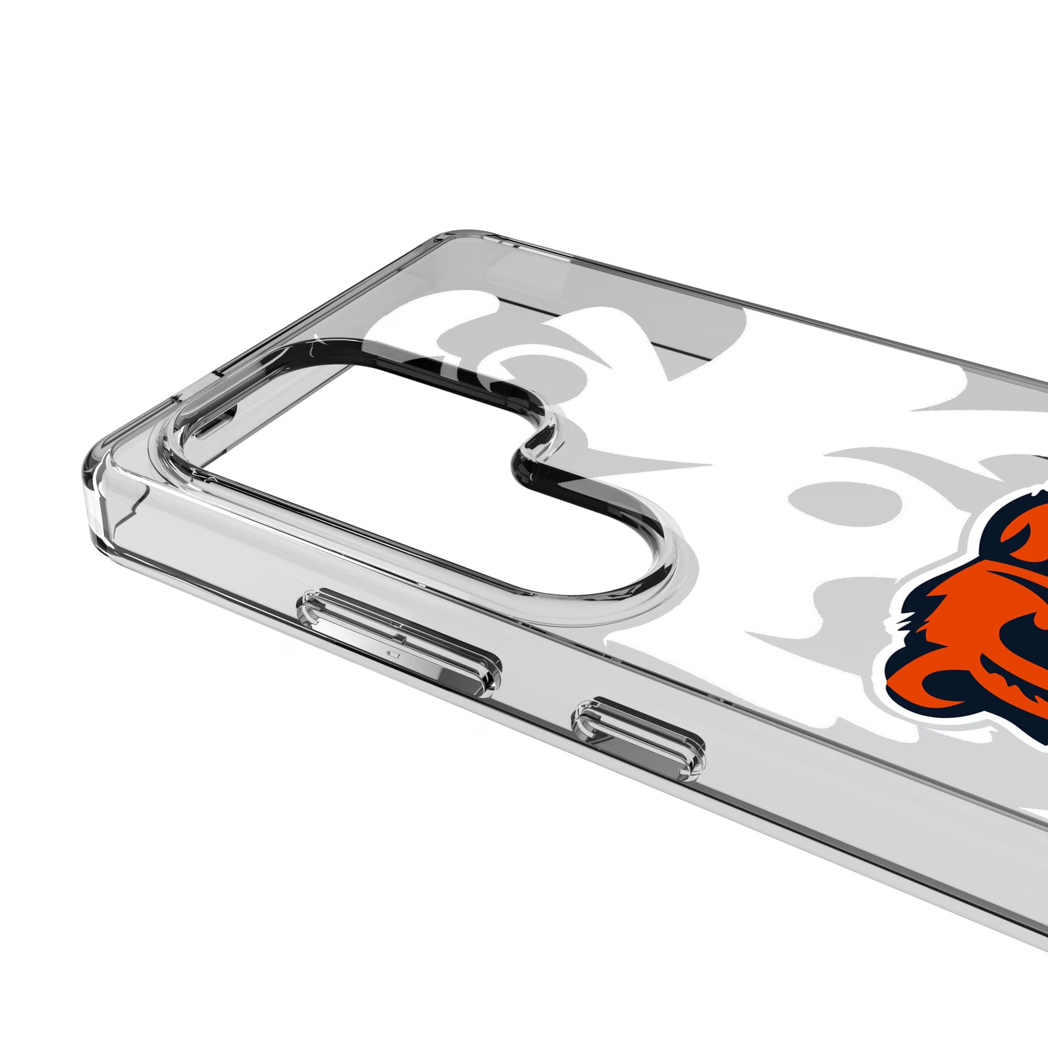 Chicago Bears Personalized Tilt Galaxy Clear Phone Case for Samsung Galaxy - Detail