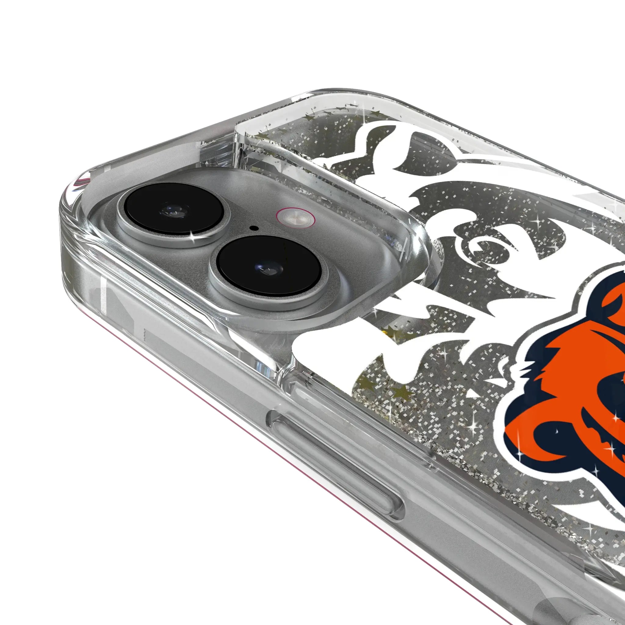 Chicago Bears Personalized Tilt iPhone Glitter Phone Case for Apple iPhone - Detail