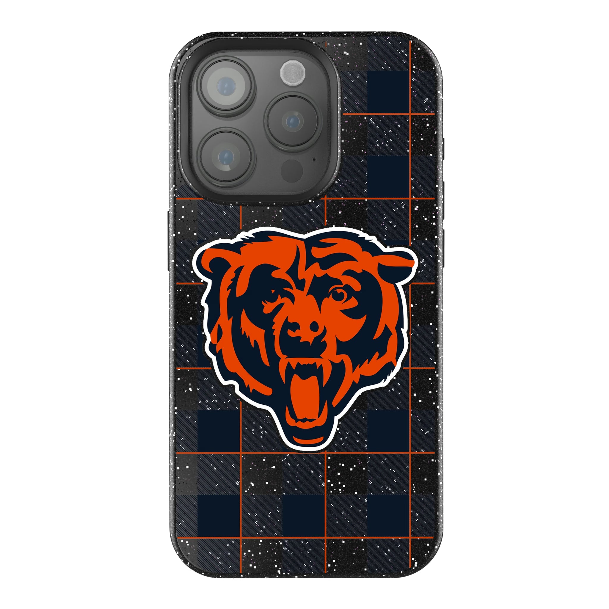 Chicago Bears Plaid iPhone Bling Phone Case for Apple iPhone
