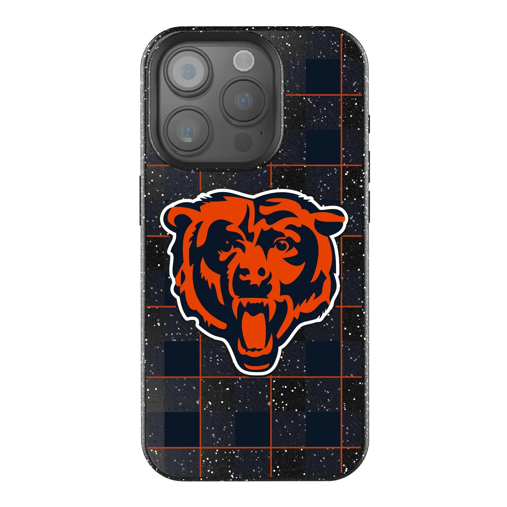 Chicago Bears Plaid iPhone Bling Phone Case for Apple iPhone