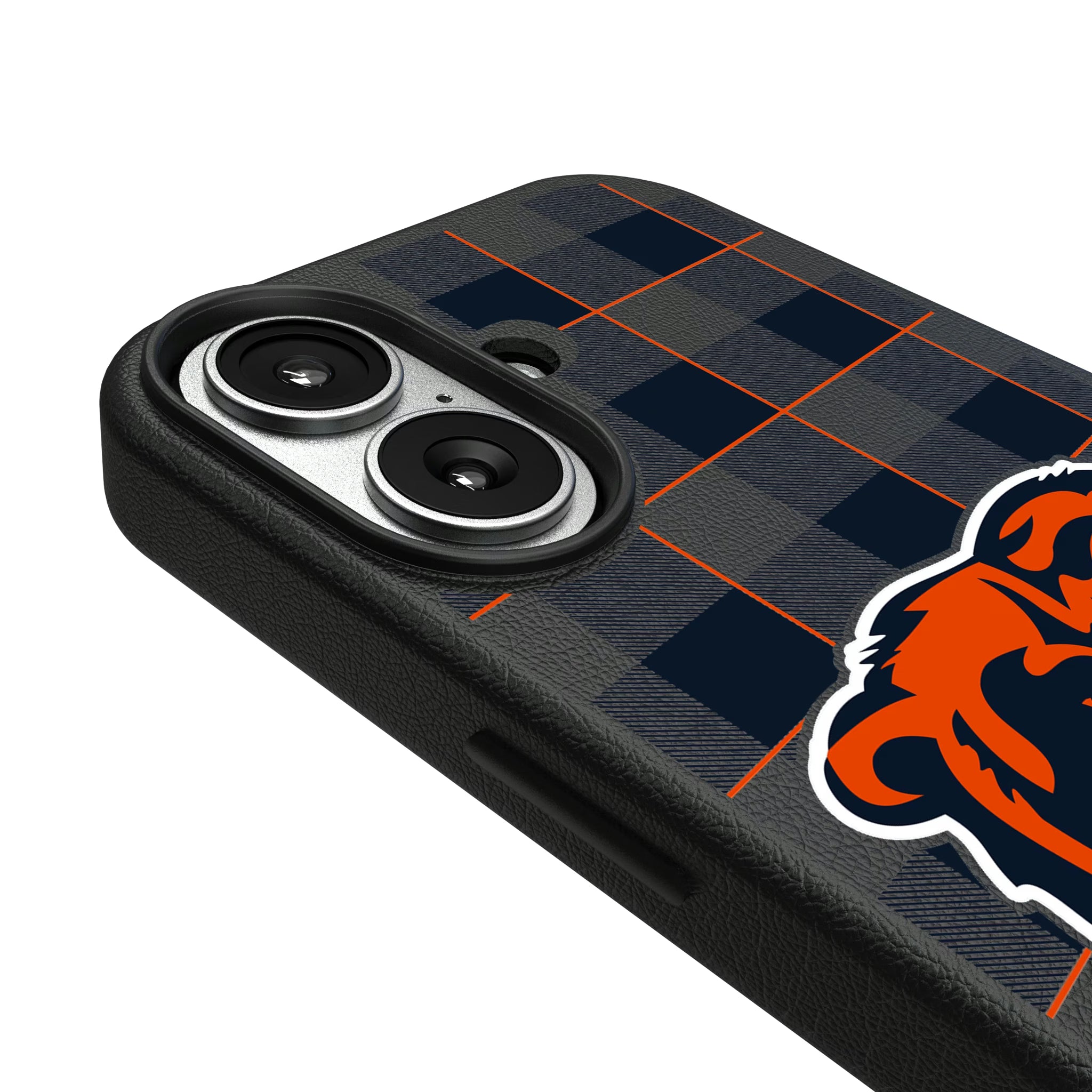 Chicago Bears Plaid iPhone MagSafe Compatible Phone Case for Apple iPhone - Detail#Device_iPhone 17