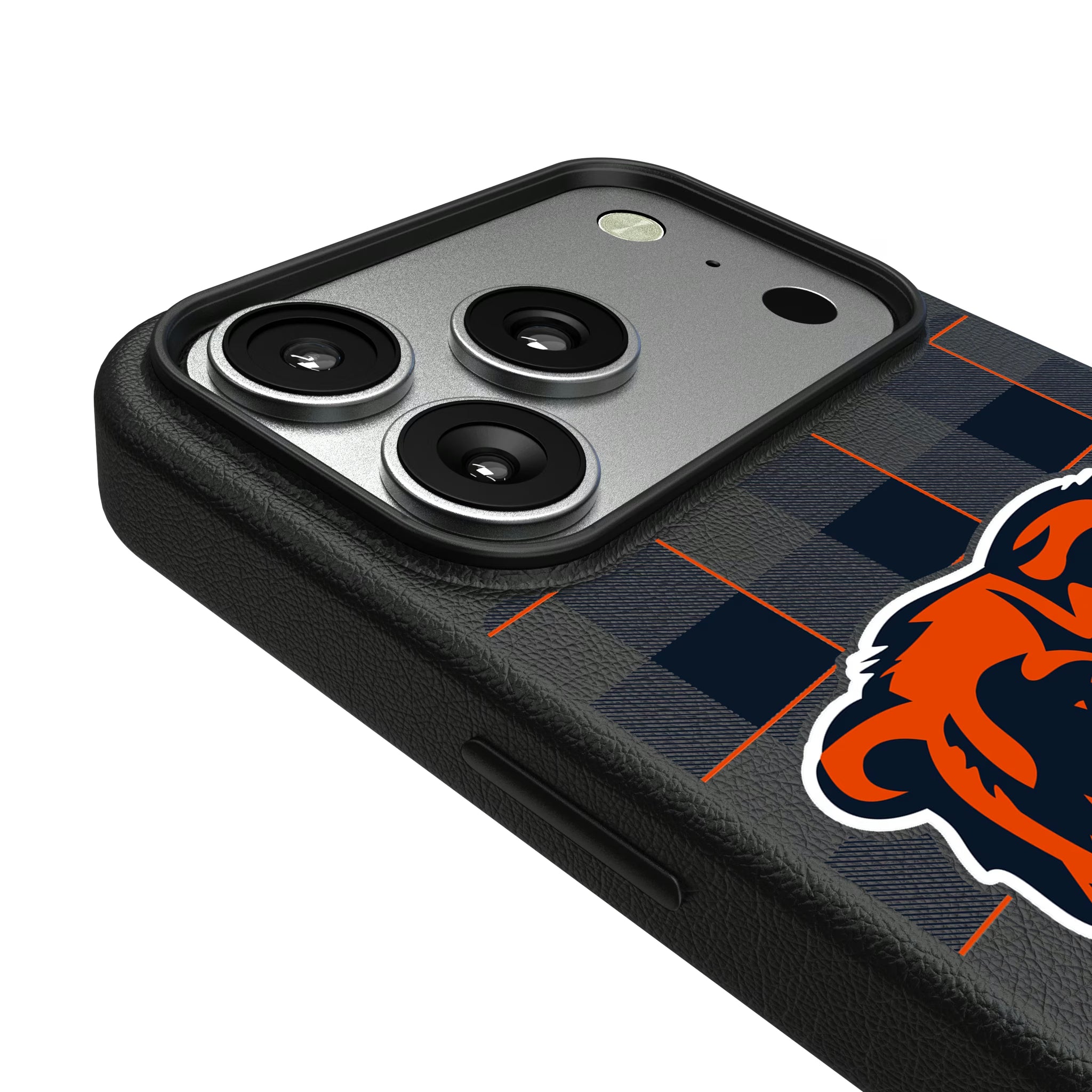 Chicago Bears Plaid iPhone MagSafe Compatible Phone Case for Apple iPhone - Detail#Device_iPhone 17 Pro
