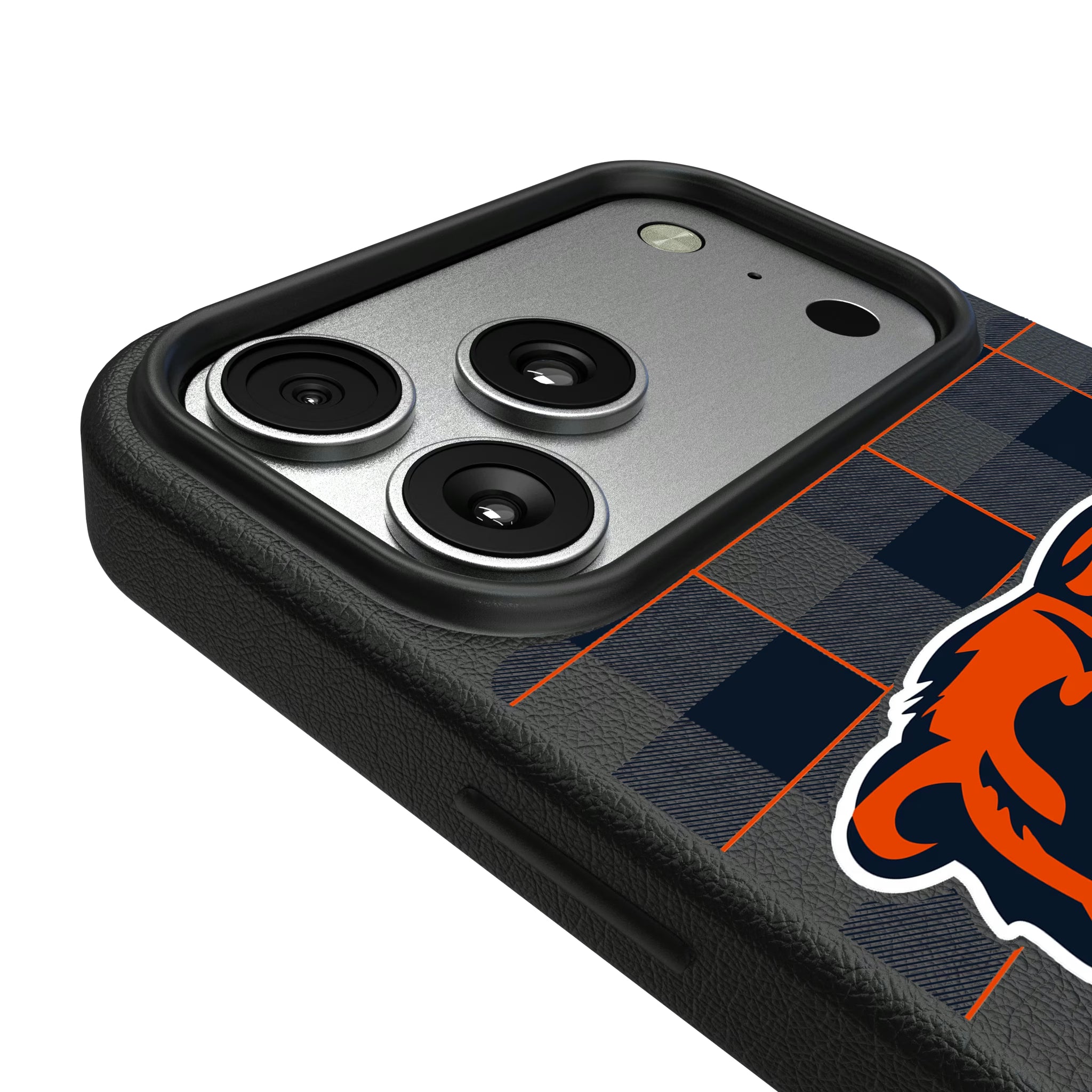 Chicago Bears Plaid iPhone MagSafe Compatible Phone Case for Apple iPhone - Detail#Device_iPhone 17 Pro Max