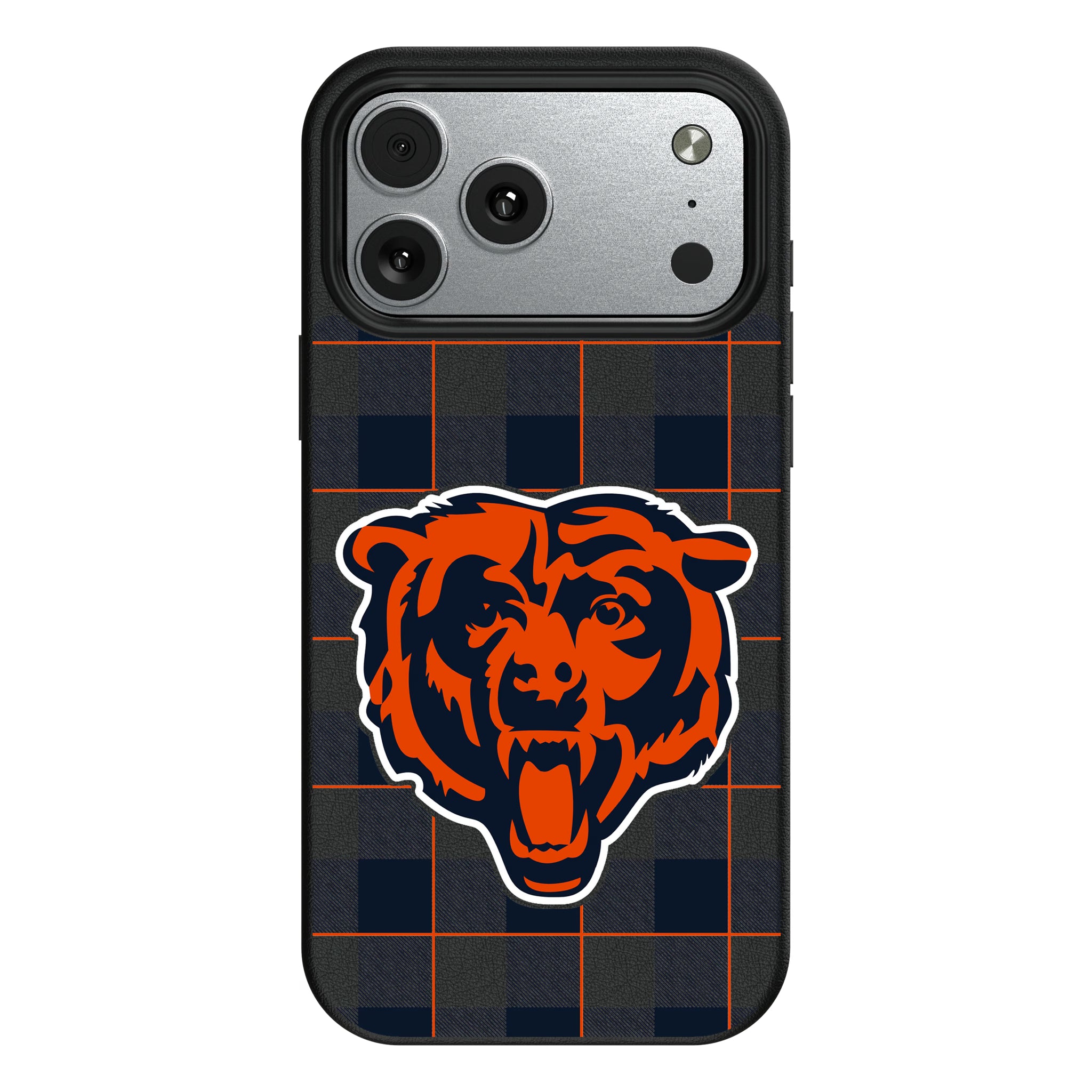 Chicago Bears Plaid iPhone MagSafe Compatible Phone Case for Apple iPhone#Device_iPhone 17 Pro Max