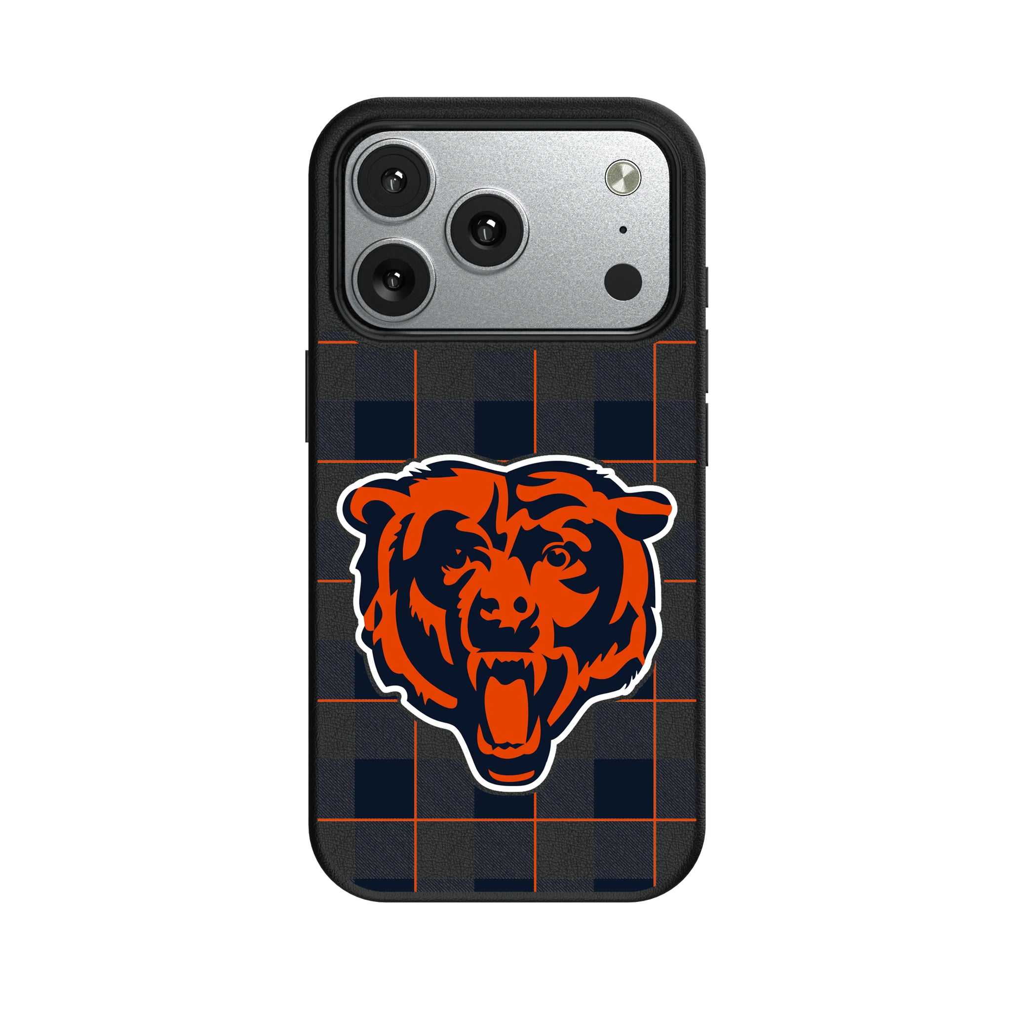 Chicago Bears Plaid iPhone MagSafe Compatible Phone Case for Apple iPhone#Device_iPhone 17 Pro