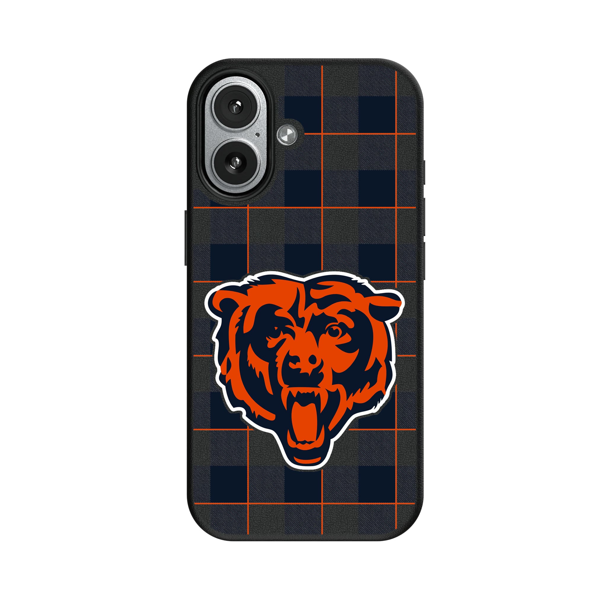 Chicago Bears Plaid iPhone MagSafe Compatible Phone Case for Apple iPhone#Device_iPhone 17