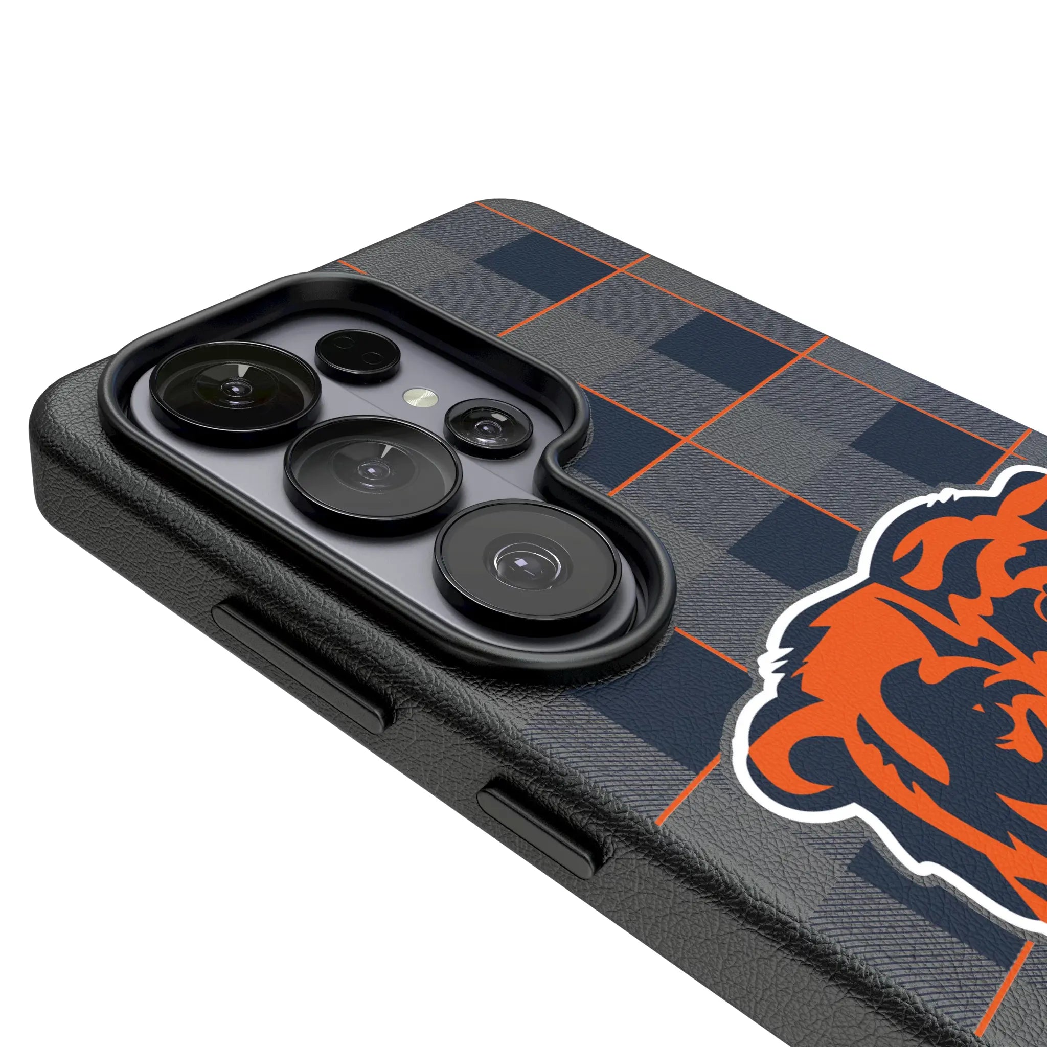 Chicago Bears Plaid Galaxy MagSafe Compatible Phone Case for Samsung Galaxy - Detail#Device_Galaxy S26 Ultra