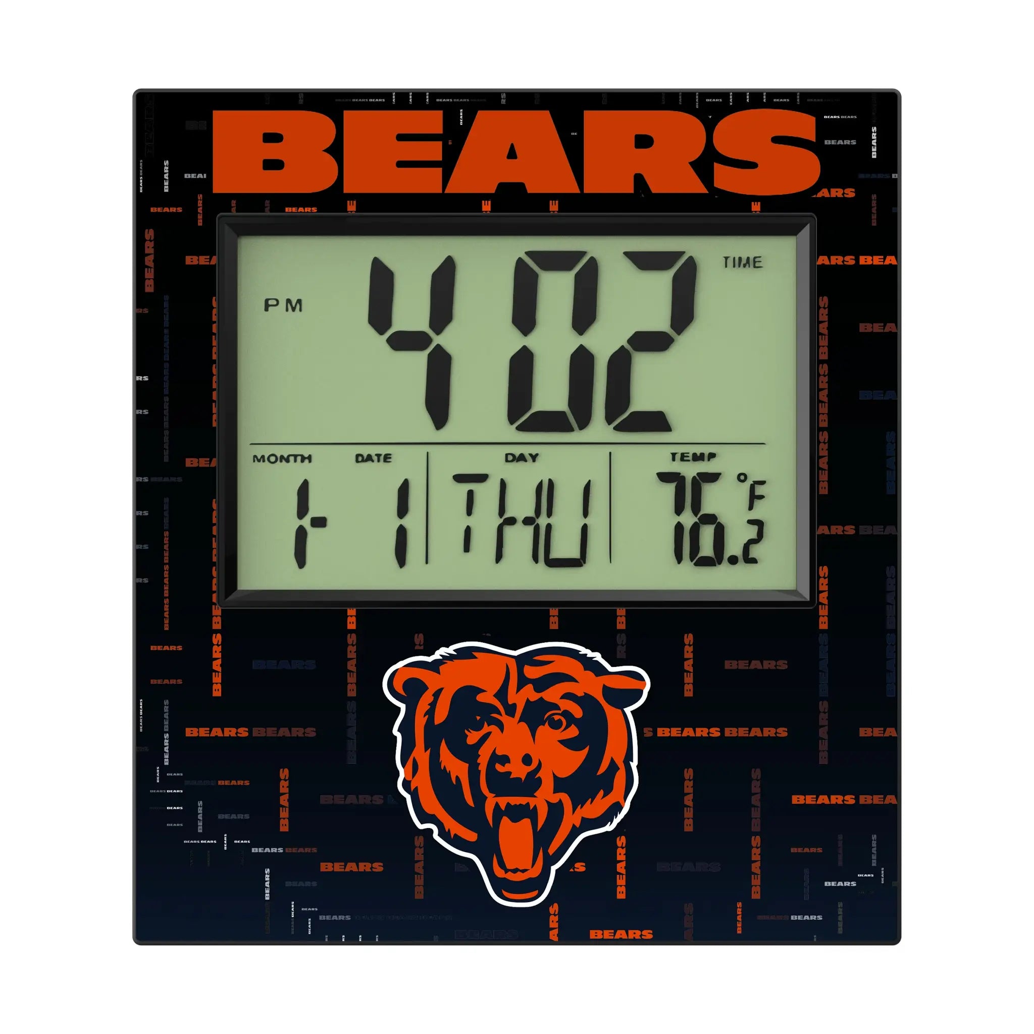 Chicago Bears Quadtile Wall Clock