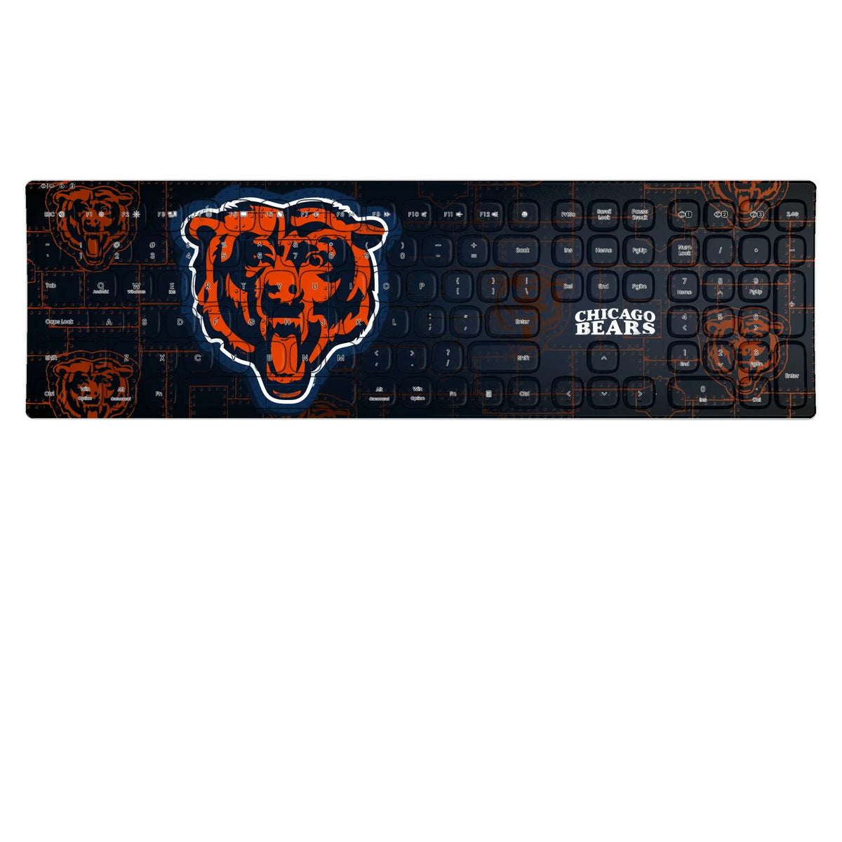 Chicago Bears Rivet KKB605 Curved Wireless Keyboard