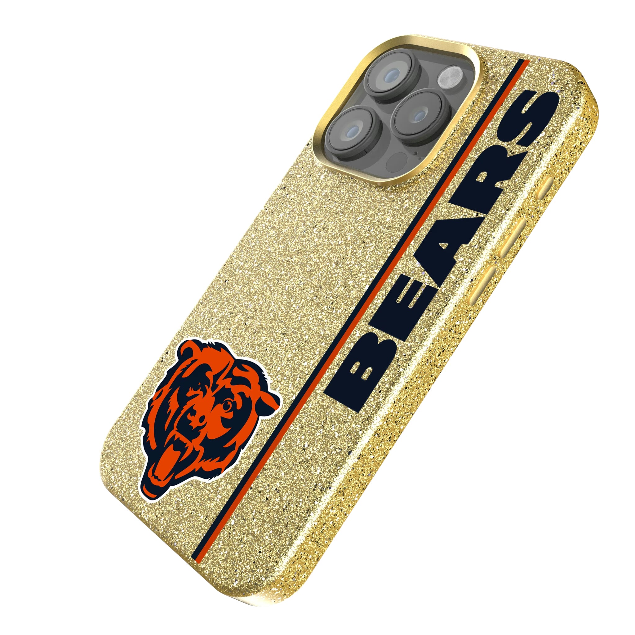 Chicago Bears Sidebar iPhone Bling Phone Case for Apple iPhone - Isometric View