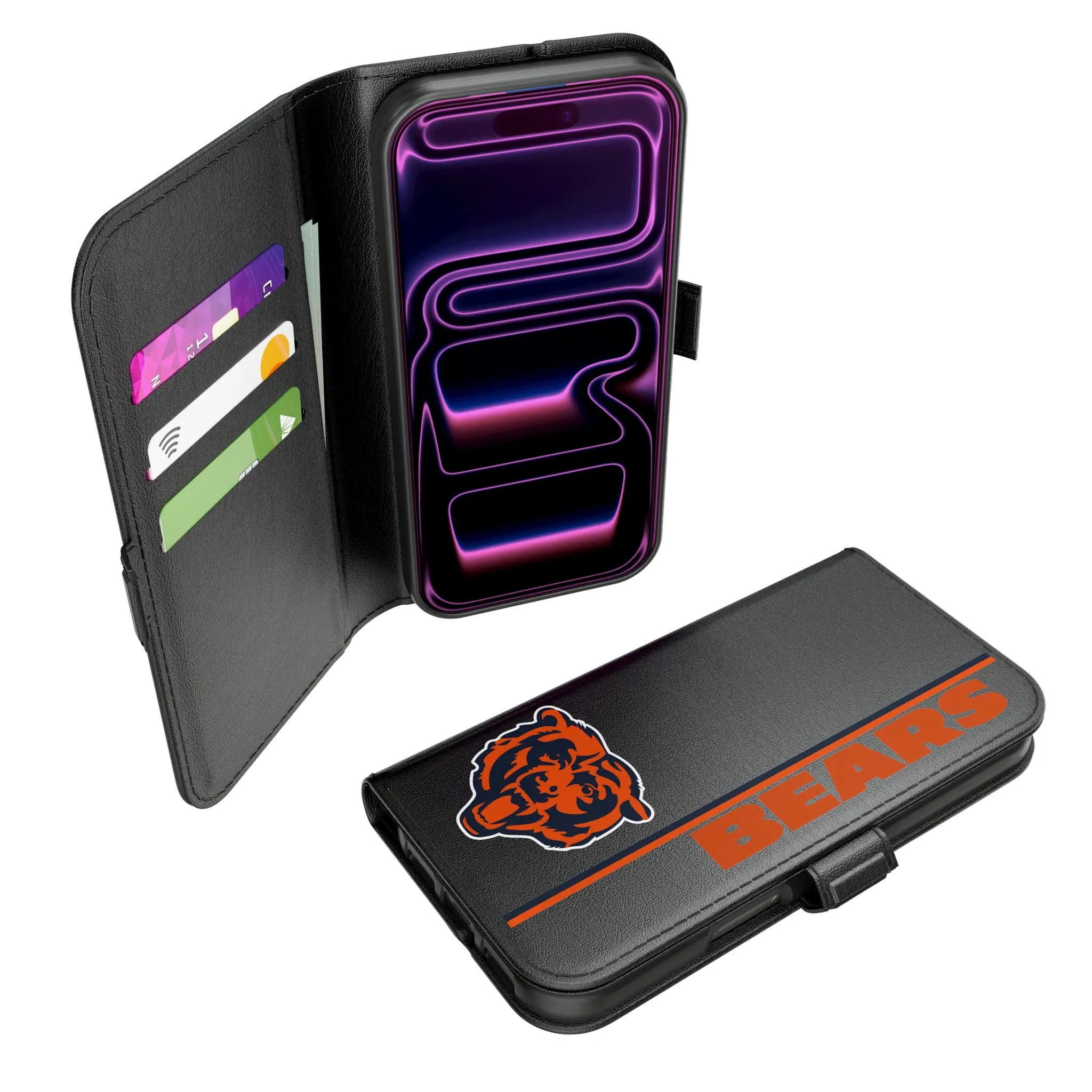 Chicago Bears Sidebar iPhone Folio Phone Case for Apple iPhone#Device_iPhone 17 Pro