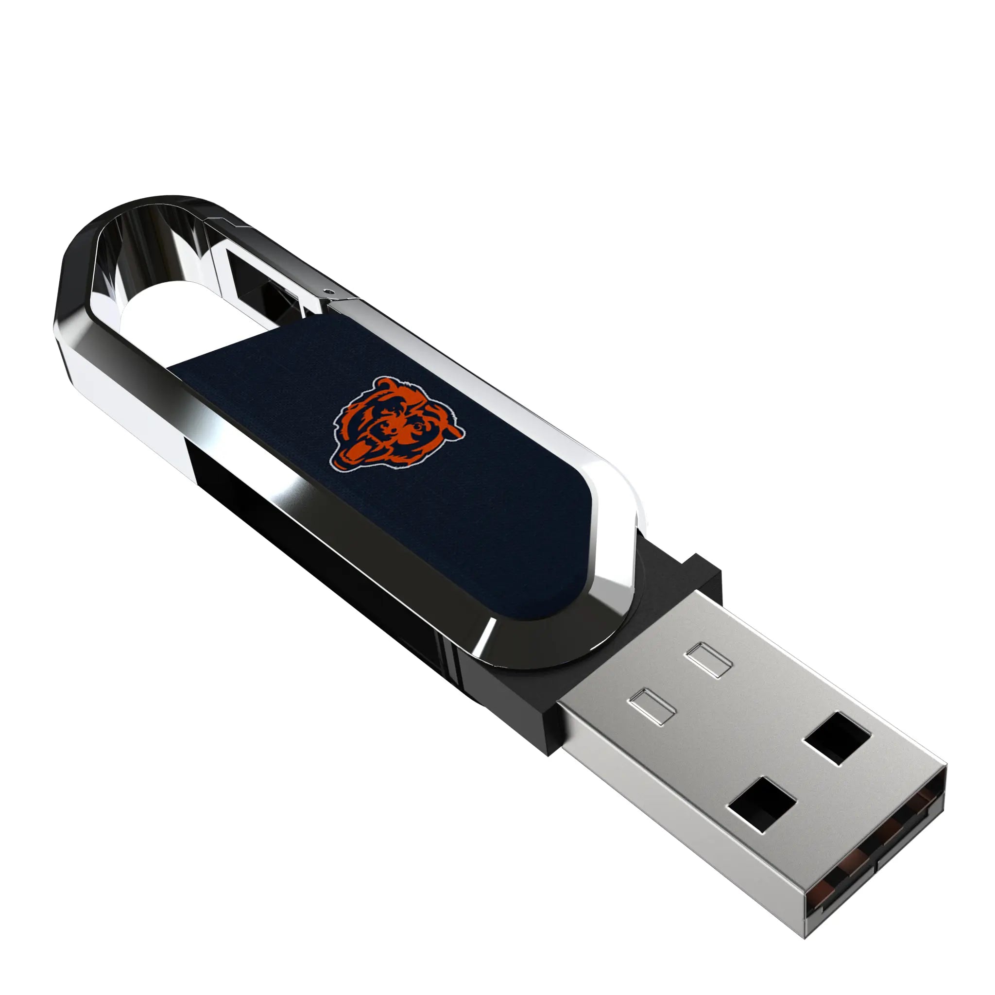 Chicago Bears Solid USB 64GB Clip Style Flash Drive
