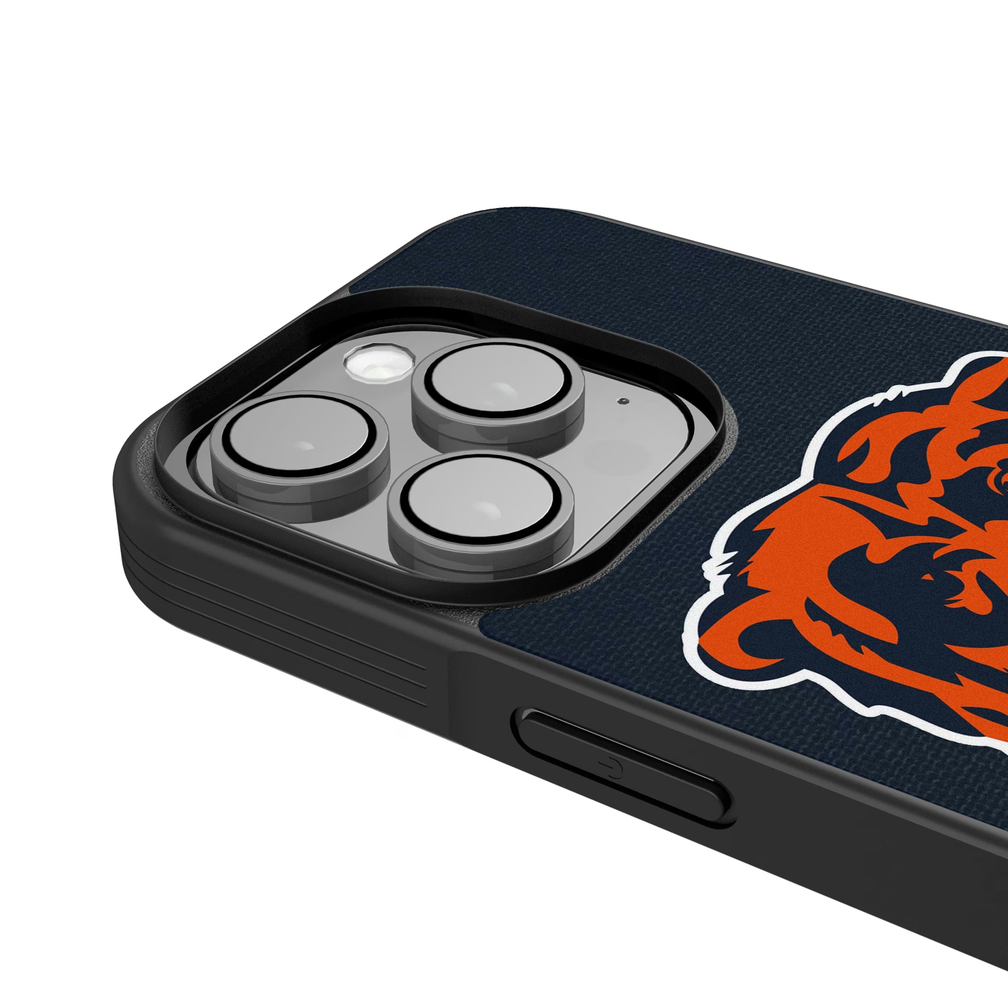 Chicago Bears Stripe iPhone Bump Phone Case for Apple iPhone - Detail