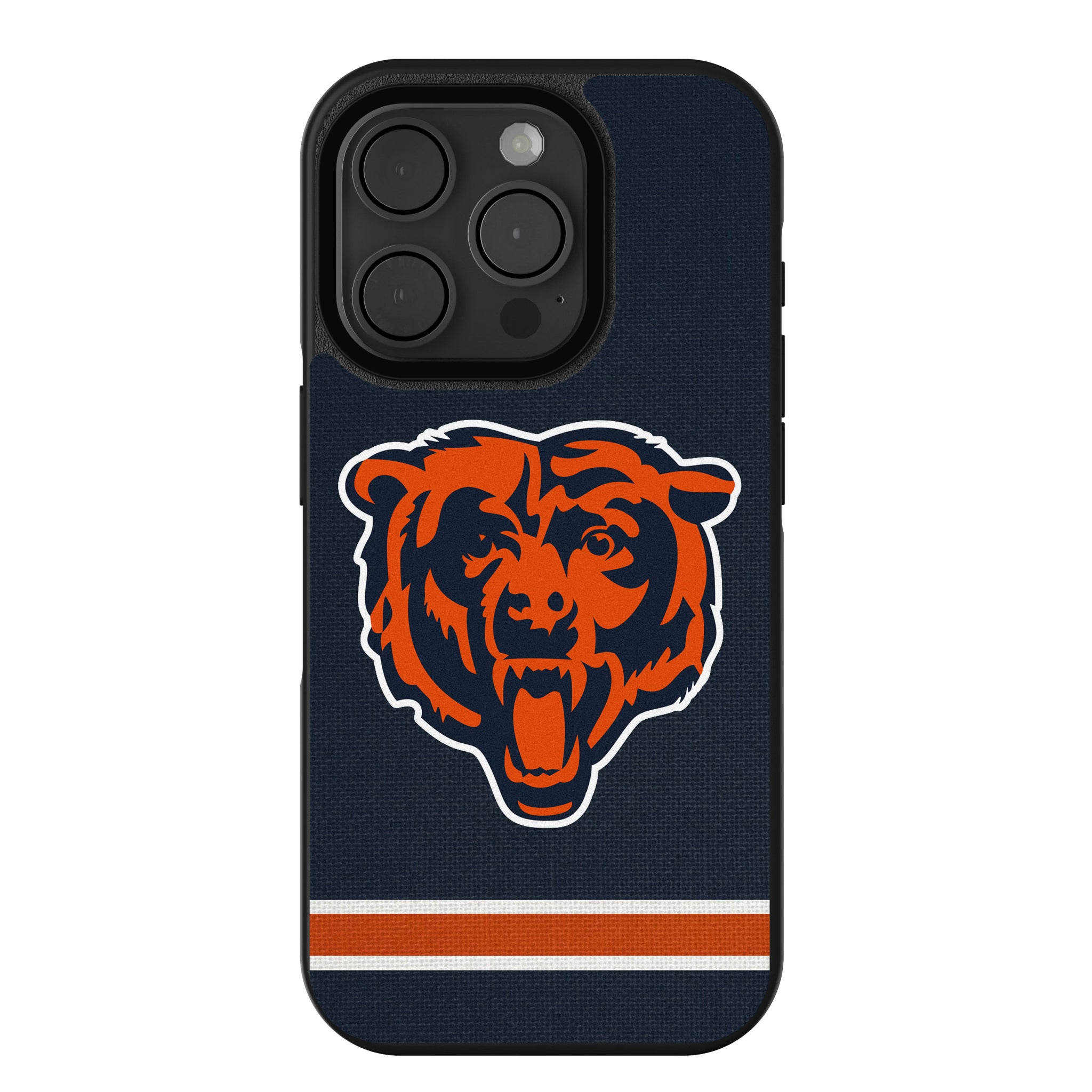 Chicago Bears Stripe iPhone Bump Phone Case for Apple iPhone