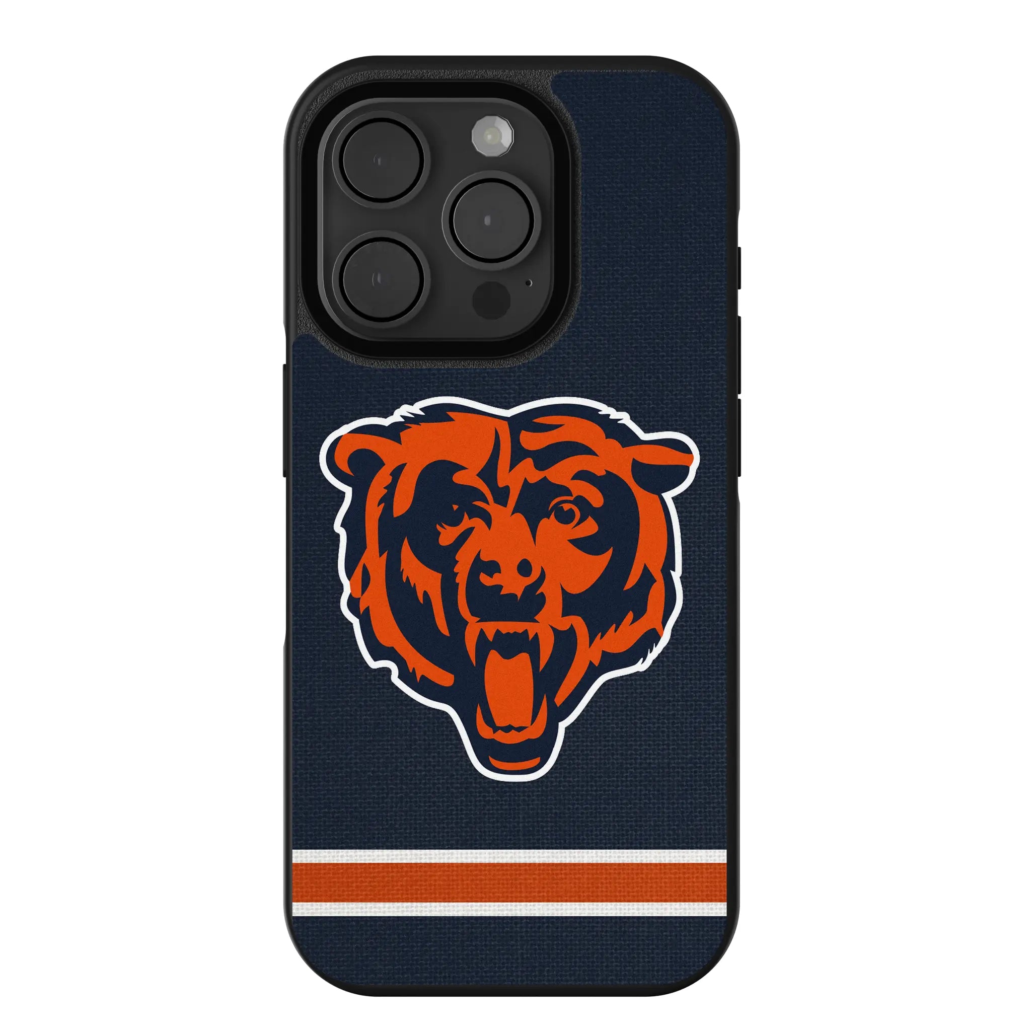 Chicago Bears Stripe iPhone Bump Phone Case for Apple iPhone