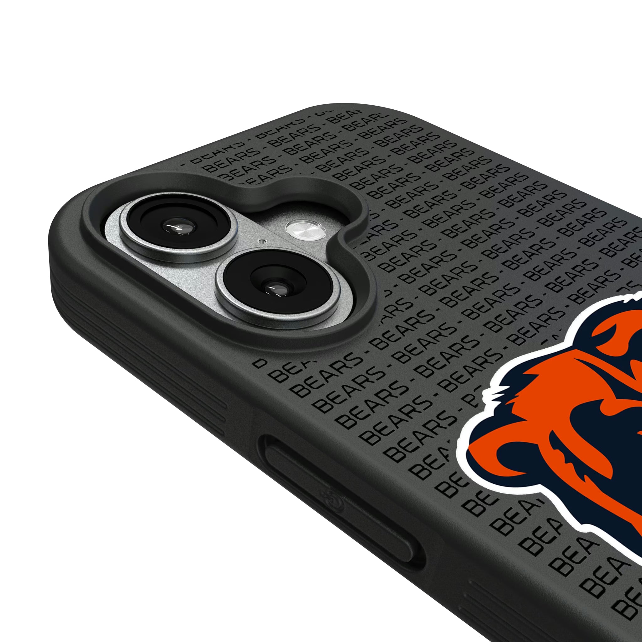 Chicago Bears Text Backdrop iPhone Bump Phone Case for Apple iPhone - Detail#Device_iPhone 17