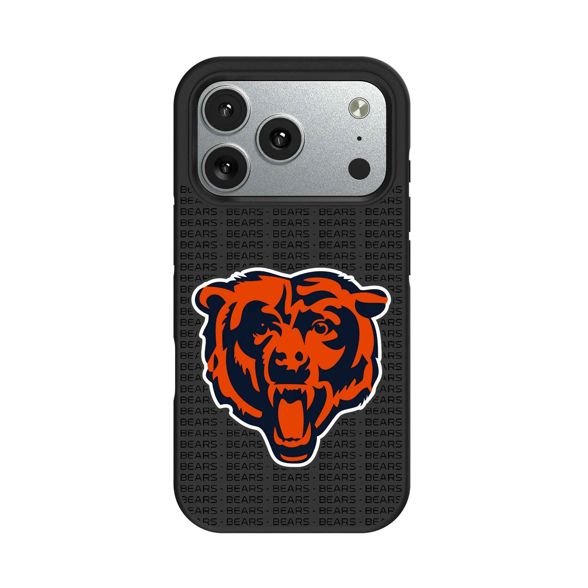 Chicago Bears Text Backdrop iPhone Bump Phone Case for Apple iPhone#Device_iPhone 17 Pro