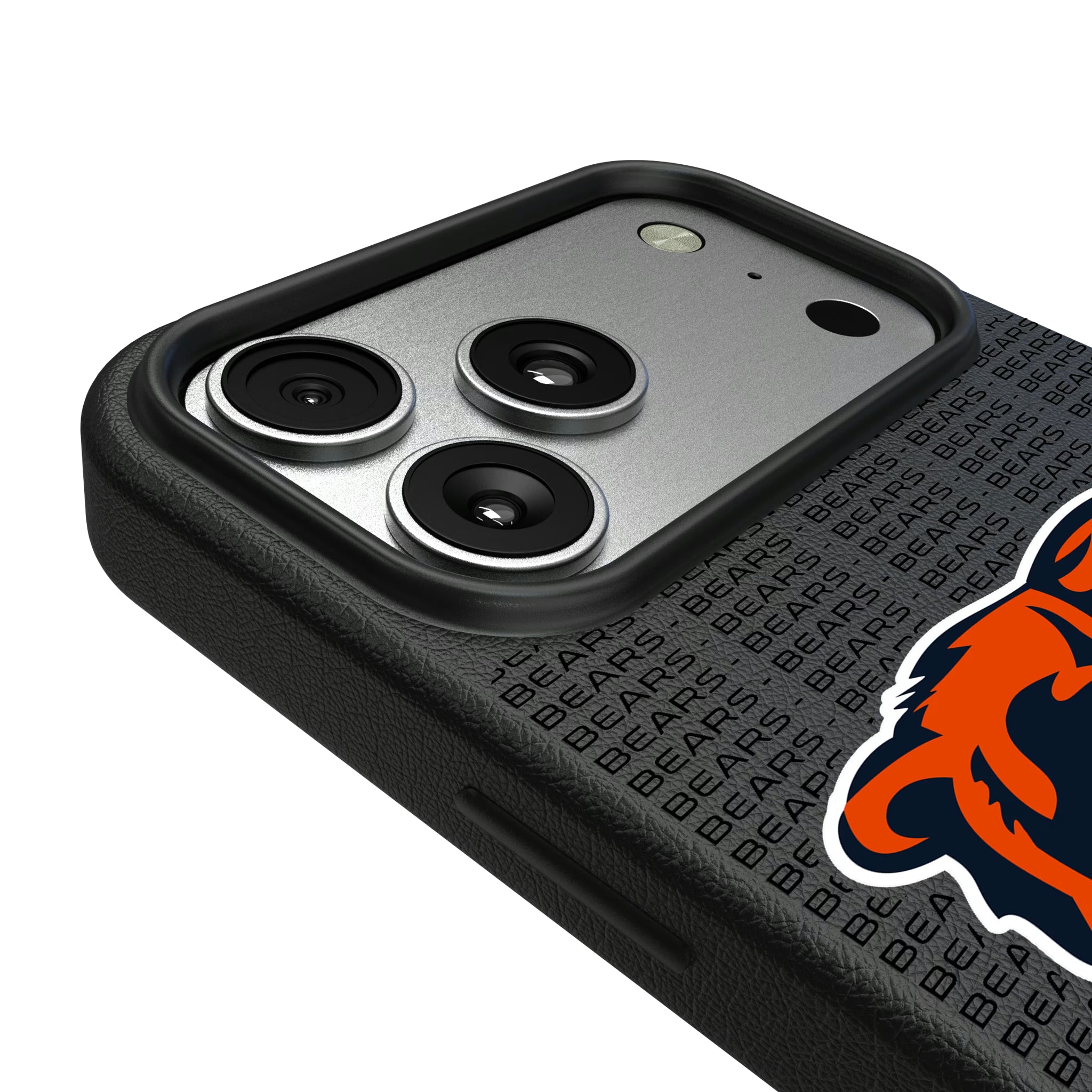 Chicago Bears Text Backdrop iPhone MagSafe Compatible Phone Case for Apple iPhone - Detail#Device_iPhone 17 Pro Max