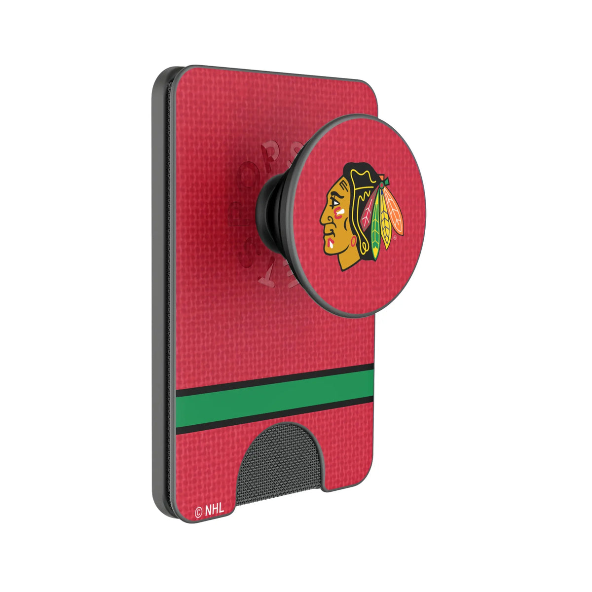 Chicago Blackhawks Endzone Solid Popsockets Wallet Magnetic