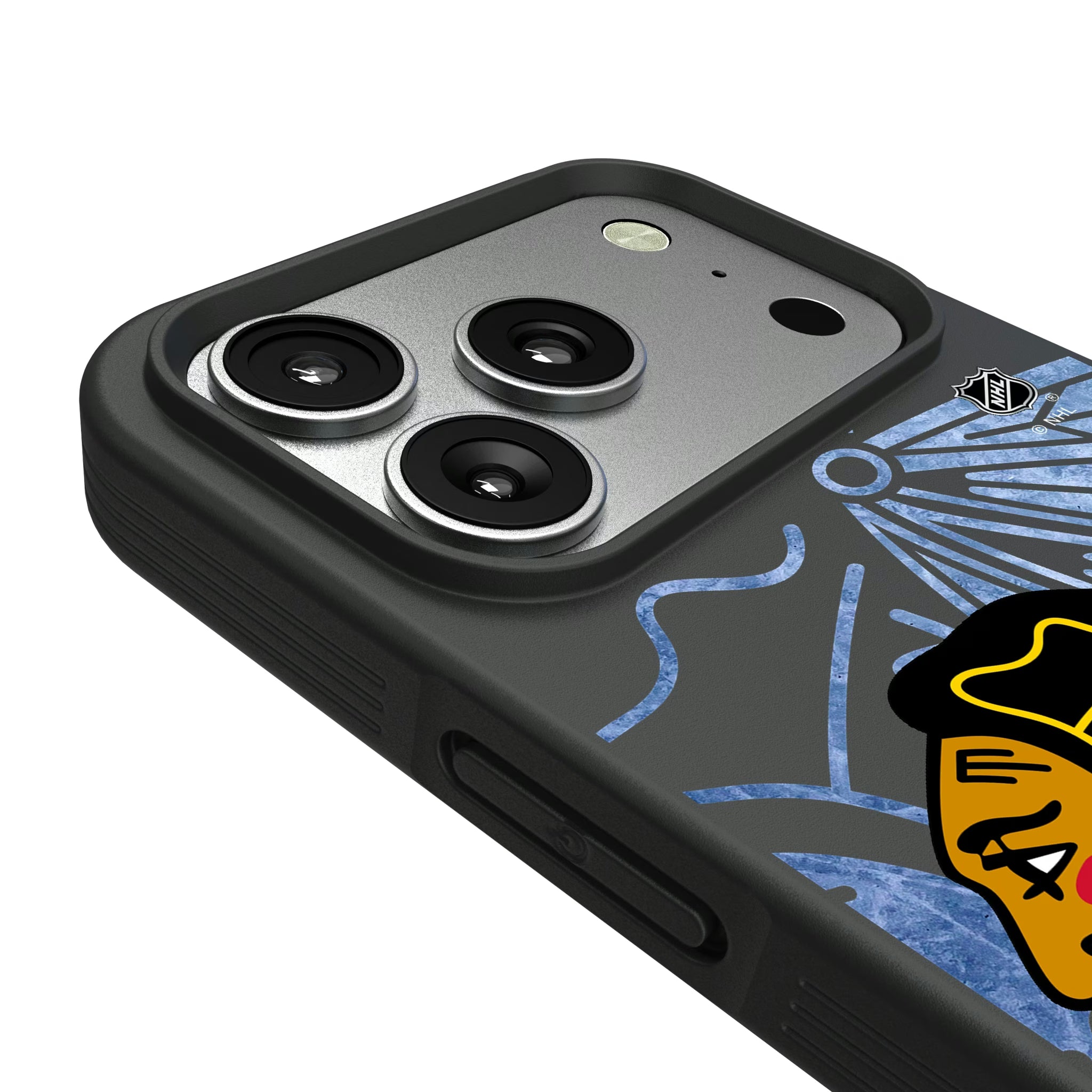 Chicago Blackhawks Ice Tilt iPhone Bump Phone Case for Apple iPhone - Detail#Device_iPhone 17 Pro