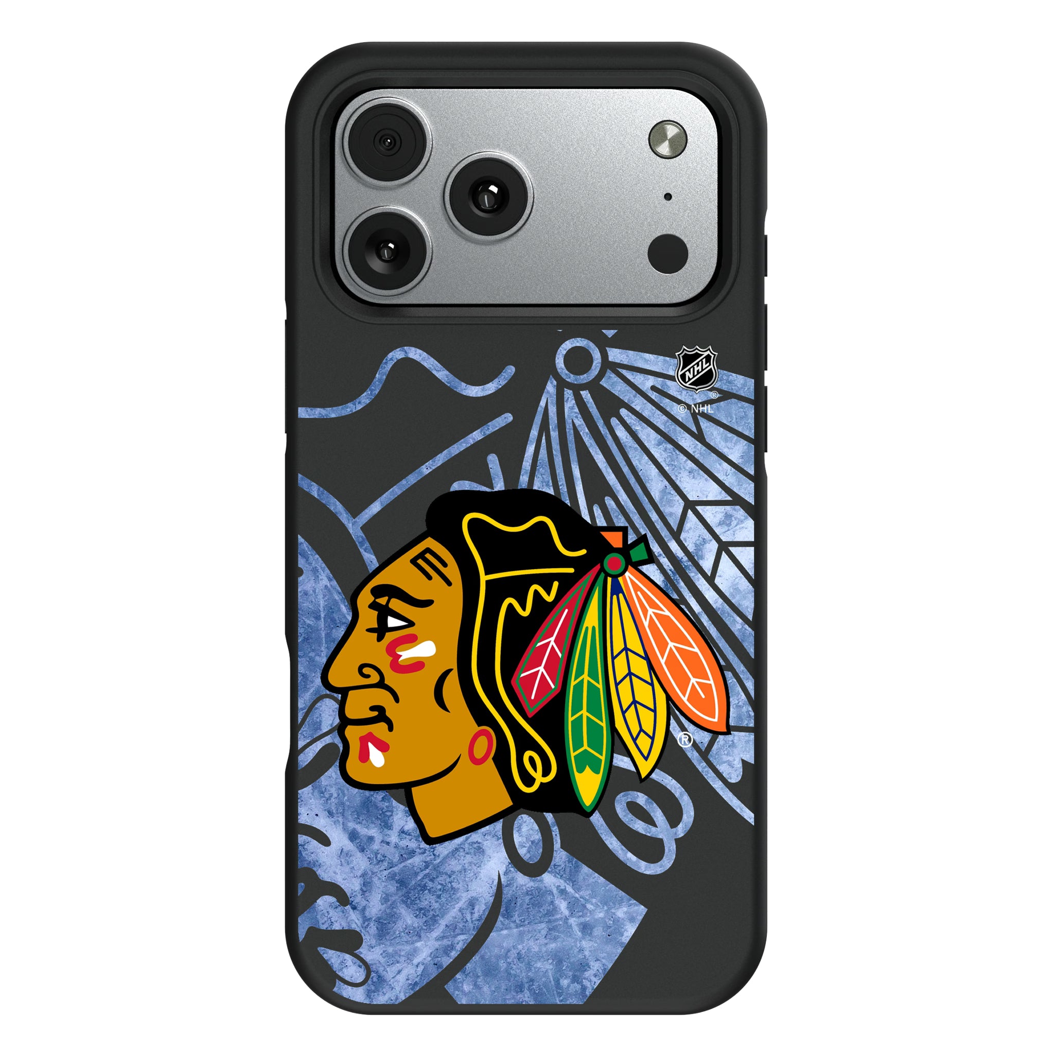 Chicago Blackhawks Ice Tilt iPhone Bump Phone Case for Apple iPhone#Device_iPhone 17 Pro Max