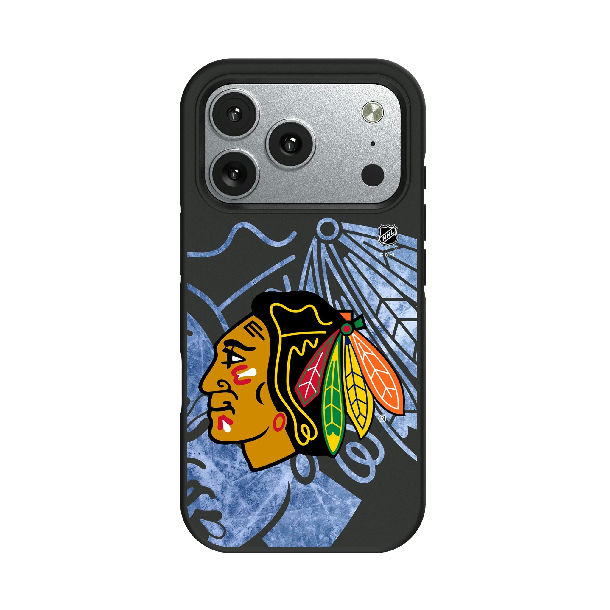 Chicago Blackhawks Ice Tilt iPhone Bump Phone Case for Apple iPhone#Device_iPhone 17 Pro