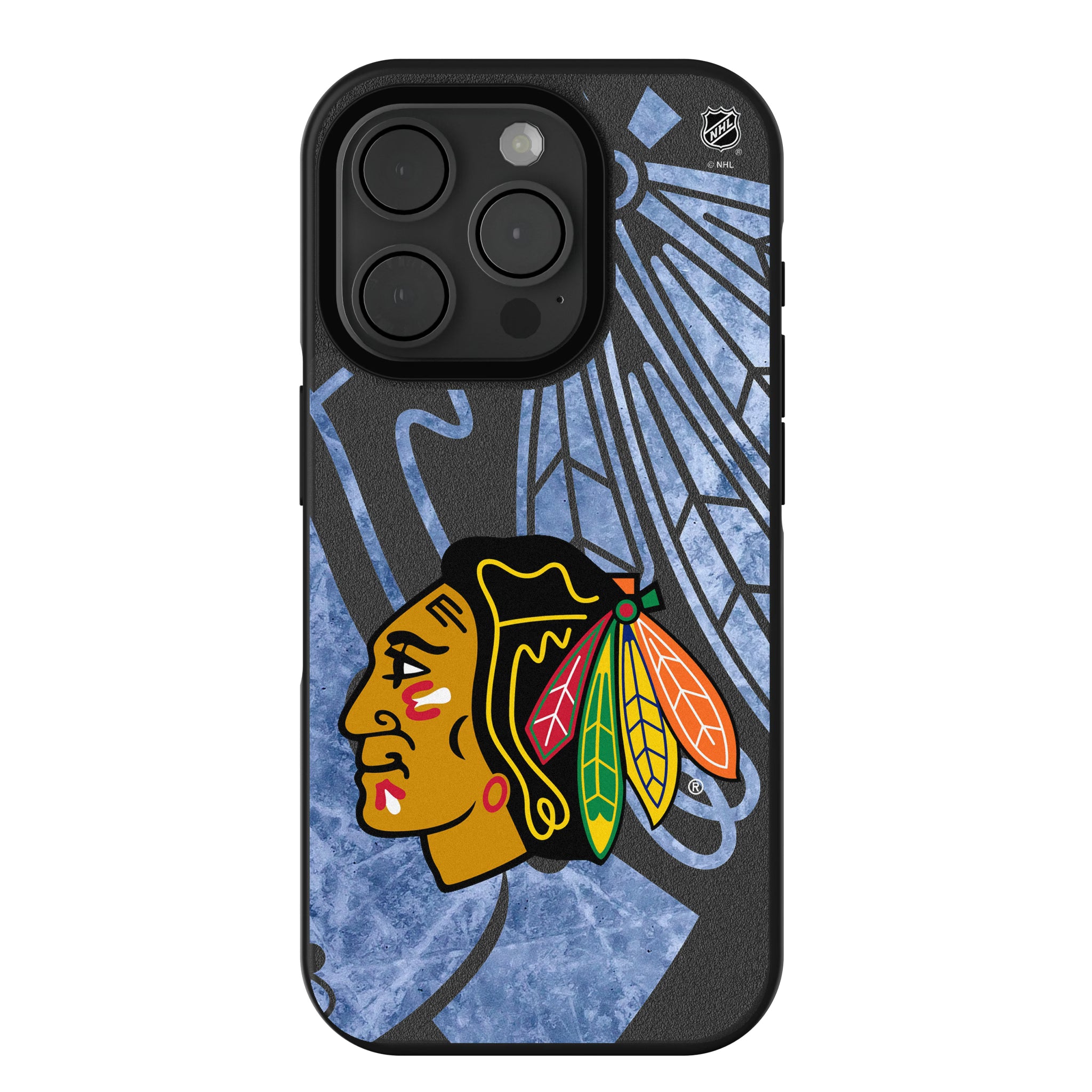 Chicago Blackhawks Ice Tilt iPhone Bump Phone Case for Apple iPhone
