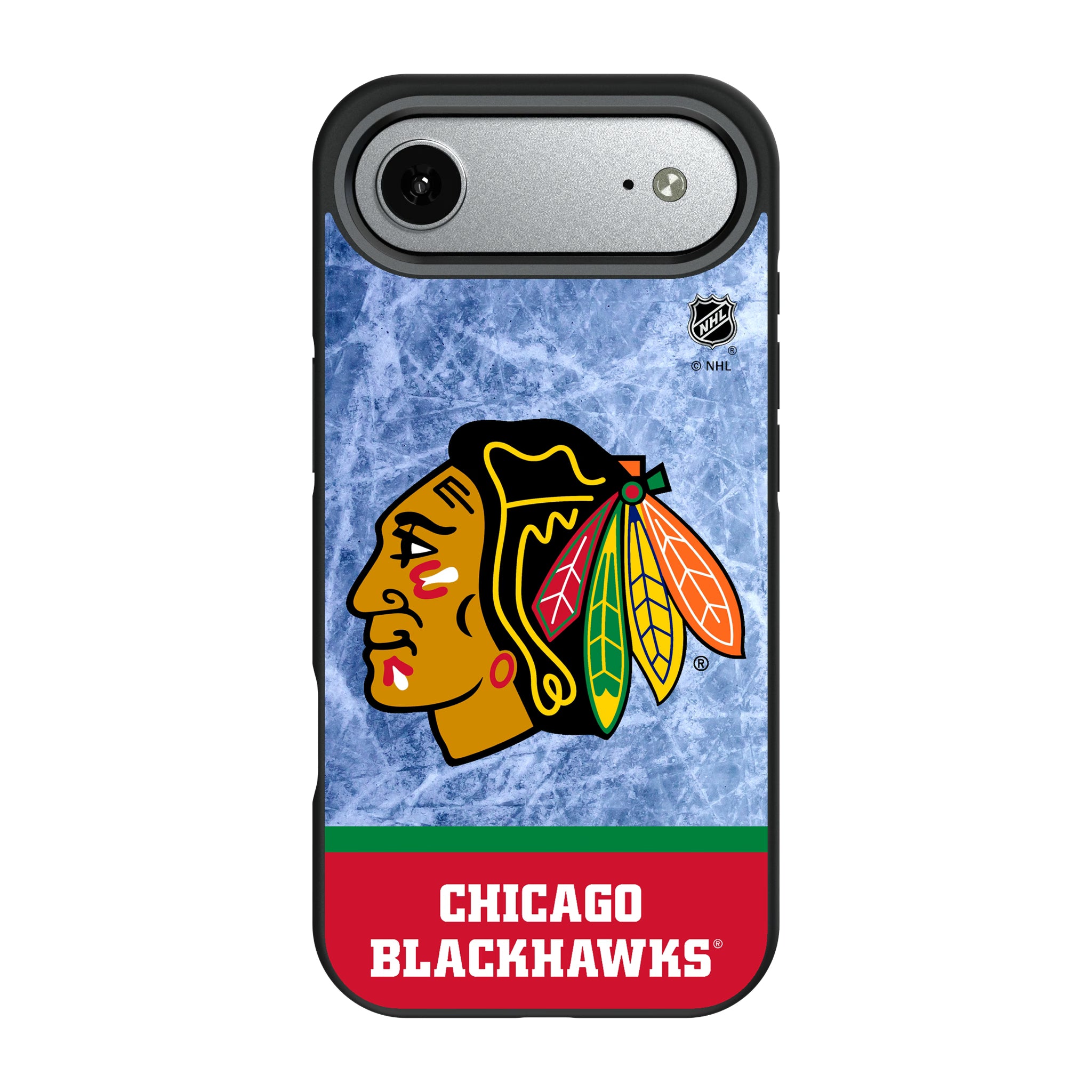 Chicago Blackhawks Ice Wordmark iPhone Bump Phone Case for Apple iPhone#Device_iPhone Air