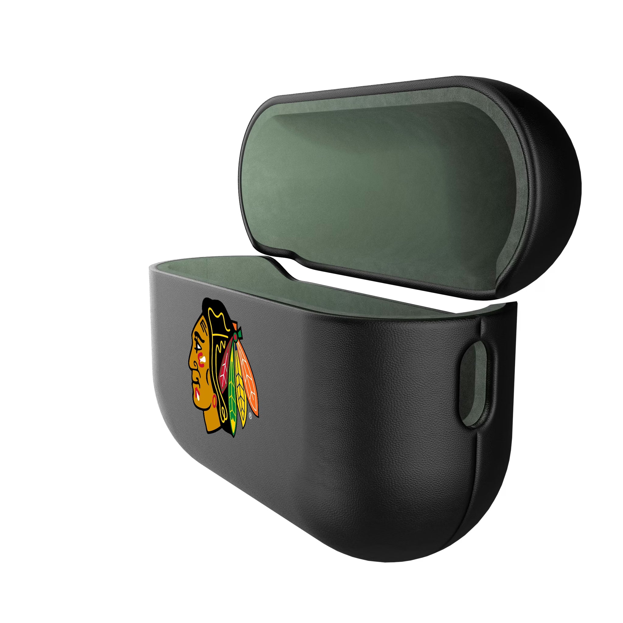 Chicago Blackhawks Insignia AirPods AirPod Case Cover - Isometric View#Device_AirPods Pro 2nd Gen