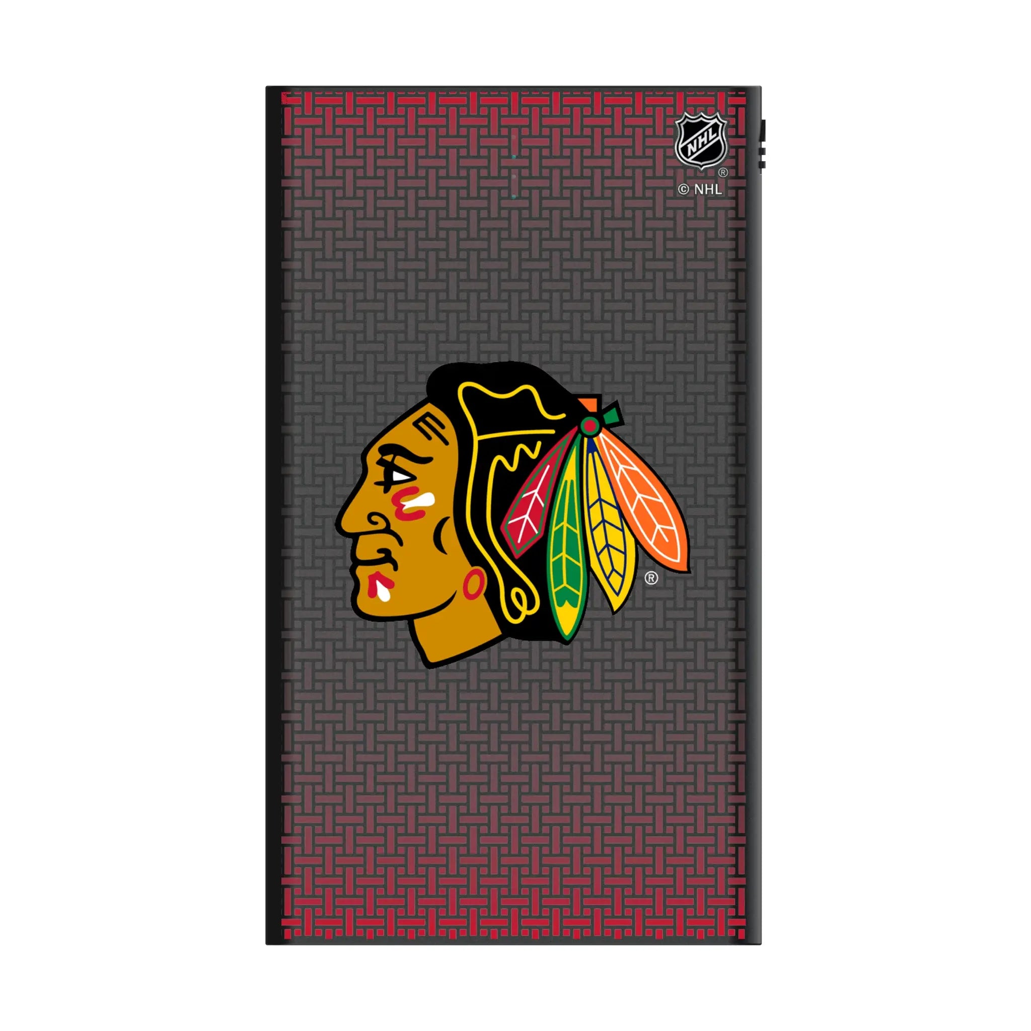 Chicago Blackhawks Linen 5000mAh Flat Power Bank