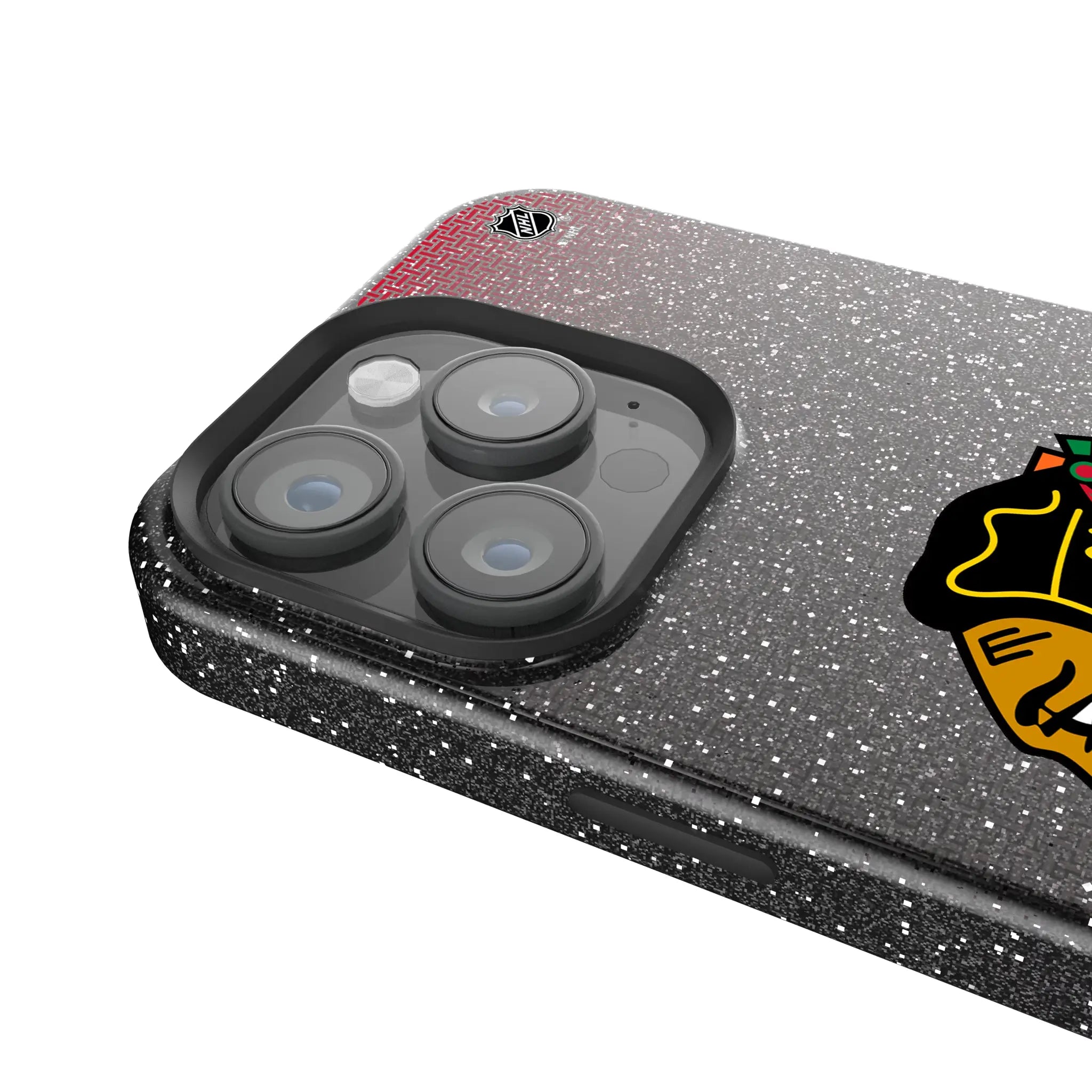 Chicago Blackhawks Linen iPhone Bling Phone Case for Apple iPhone - Detail